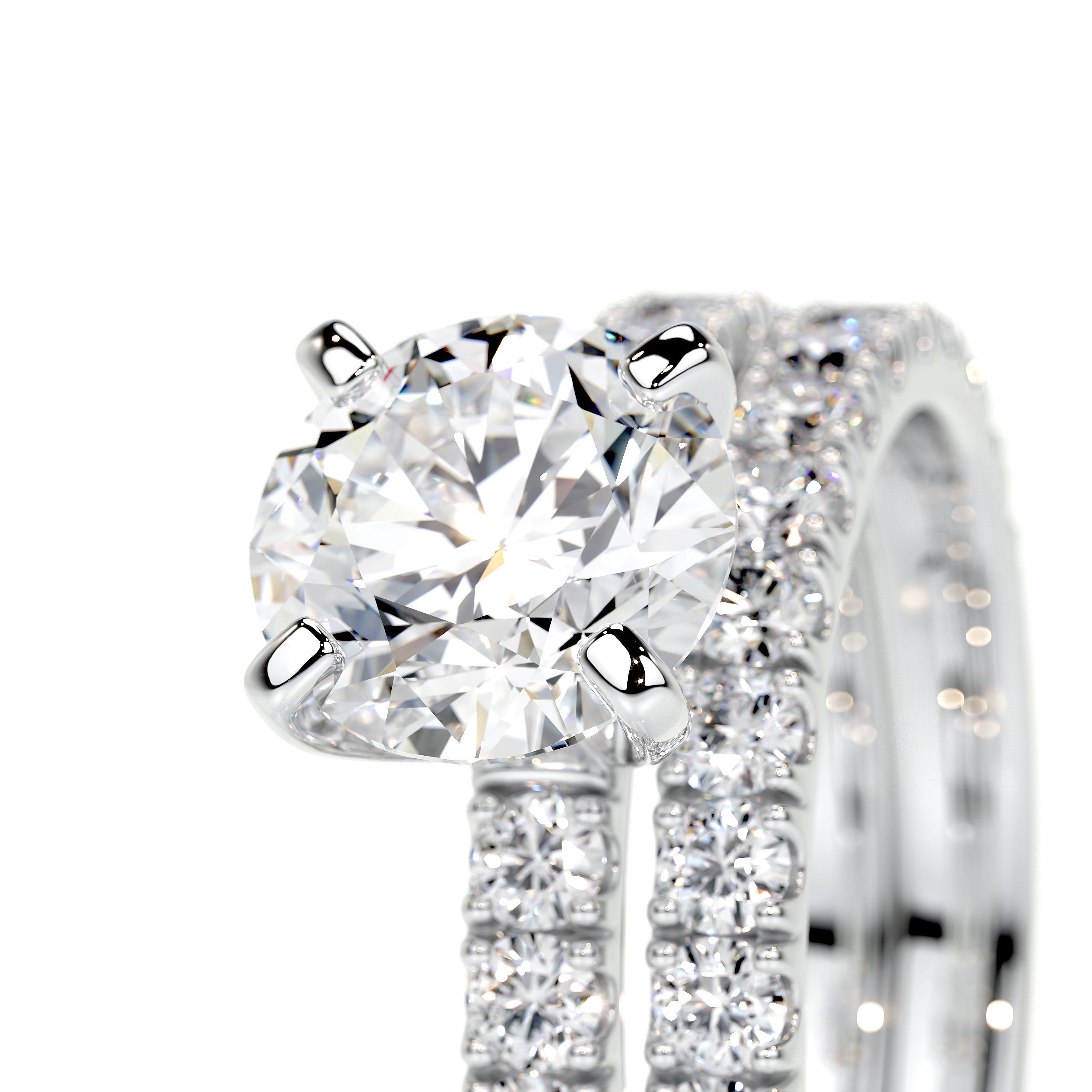 Alison Lab Grown Diamond Bridal Set (2.5 Carat) -Platinum