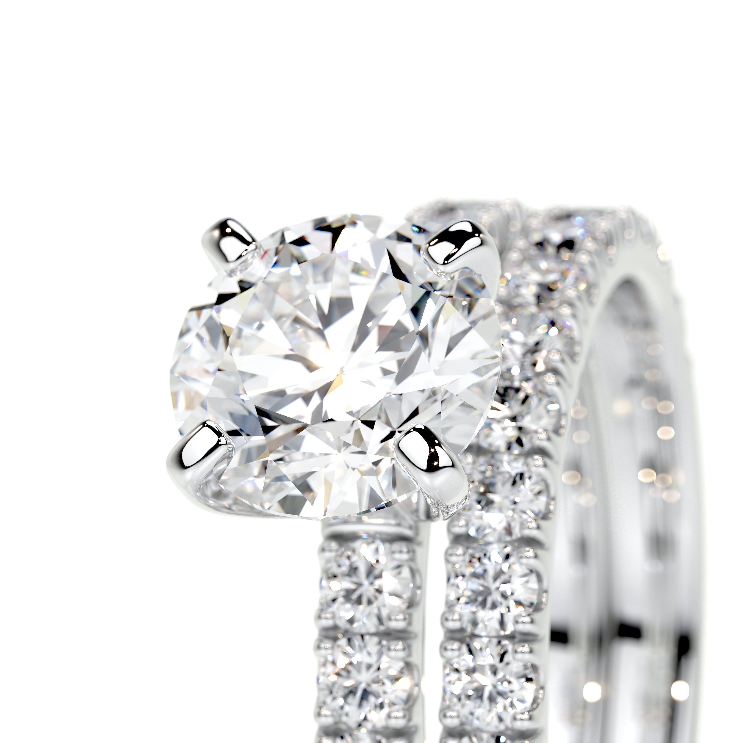 Alison Lab Grown Diamond Bridal Set   (2.5 Carat) -18K White Gold
