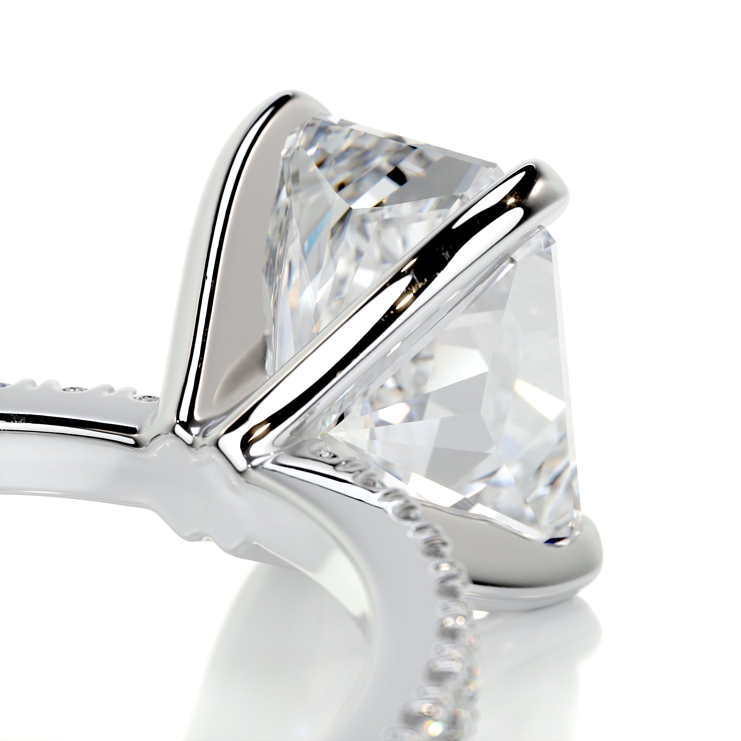 Audrey Diamond Engagement Ring -14K White Gold