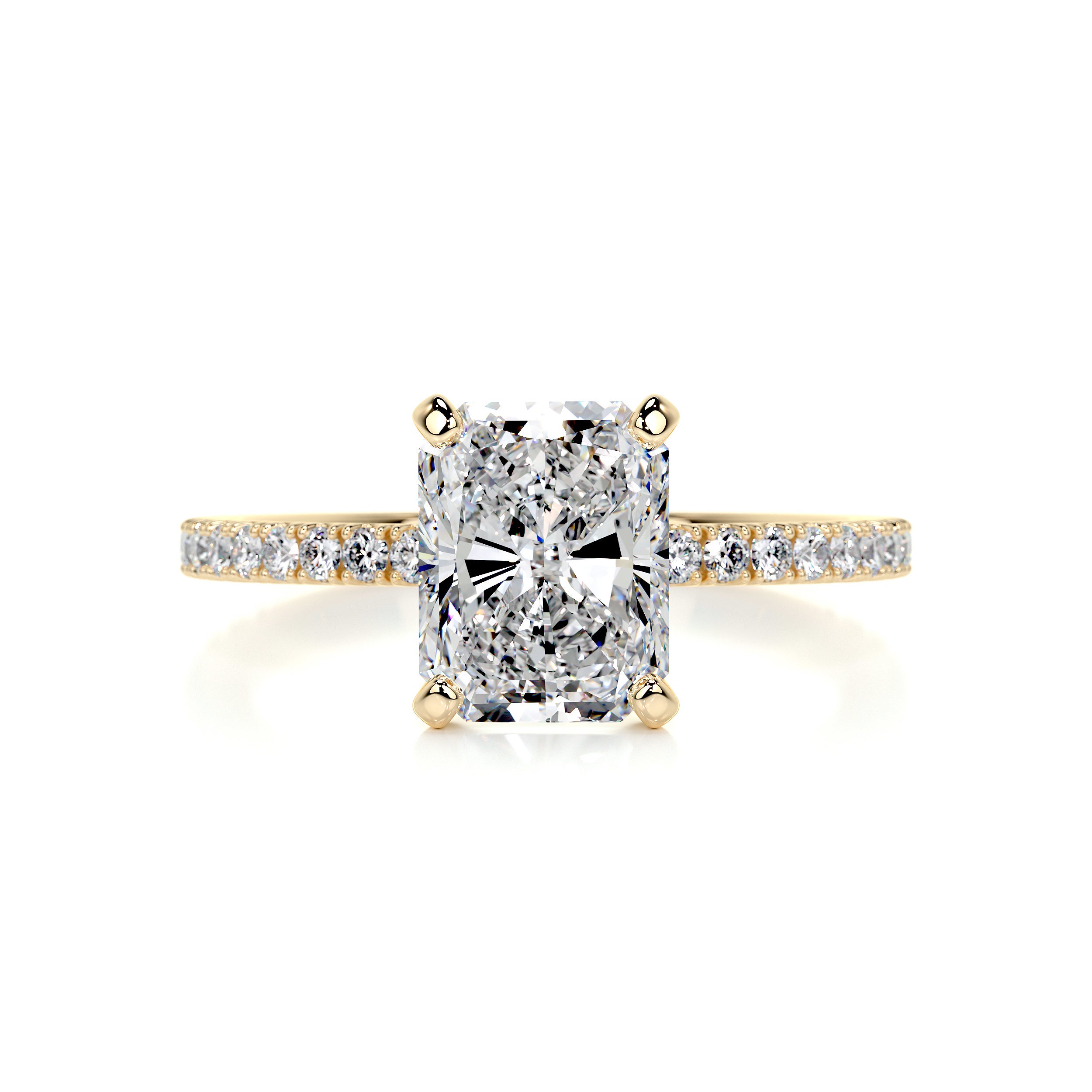 Audrey Diamond Engagement Ring -18K Yellow Gold