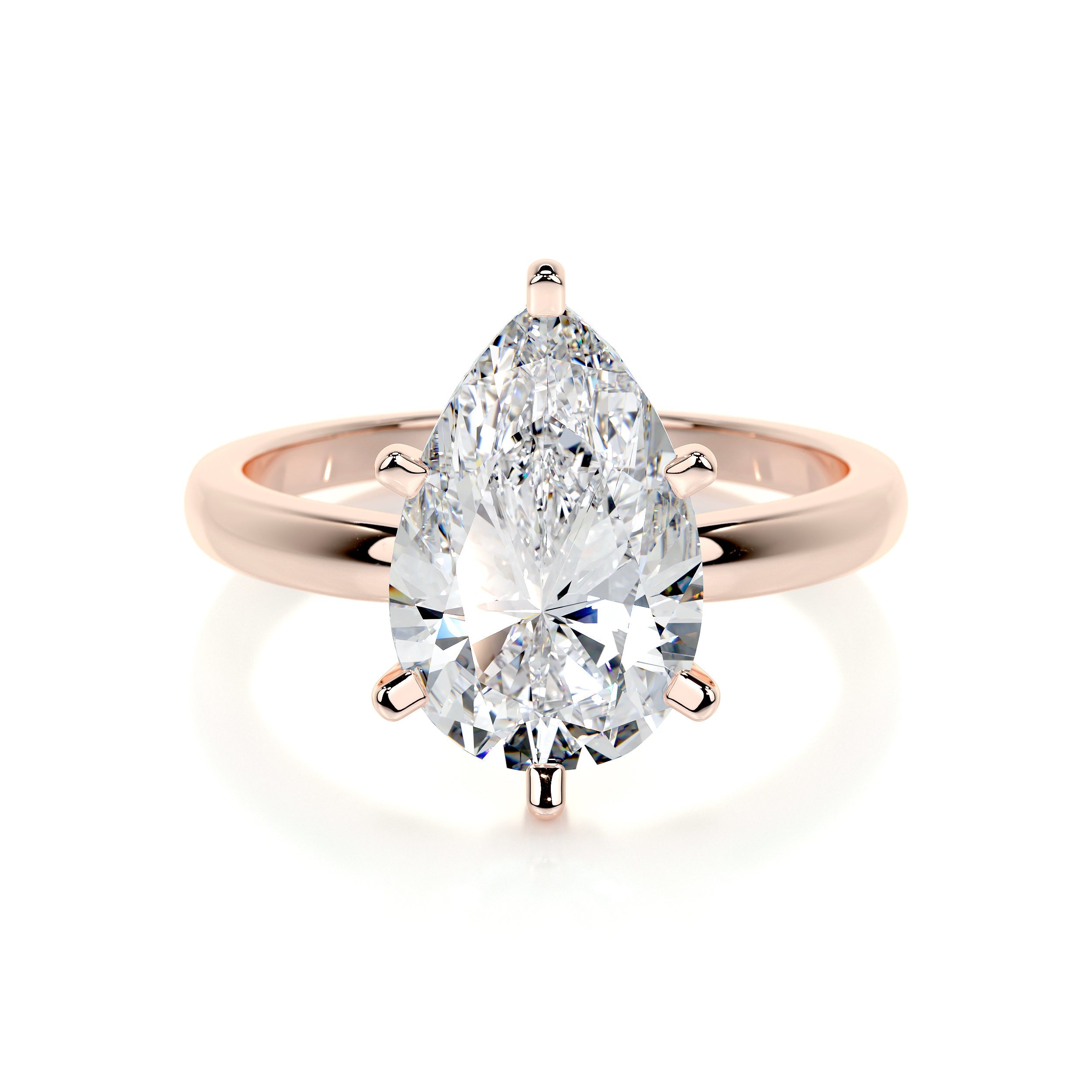 Adaline Lab Grown Diamond Ring (1 Carat) -14K Rose Gold