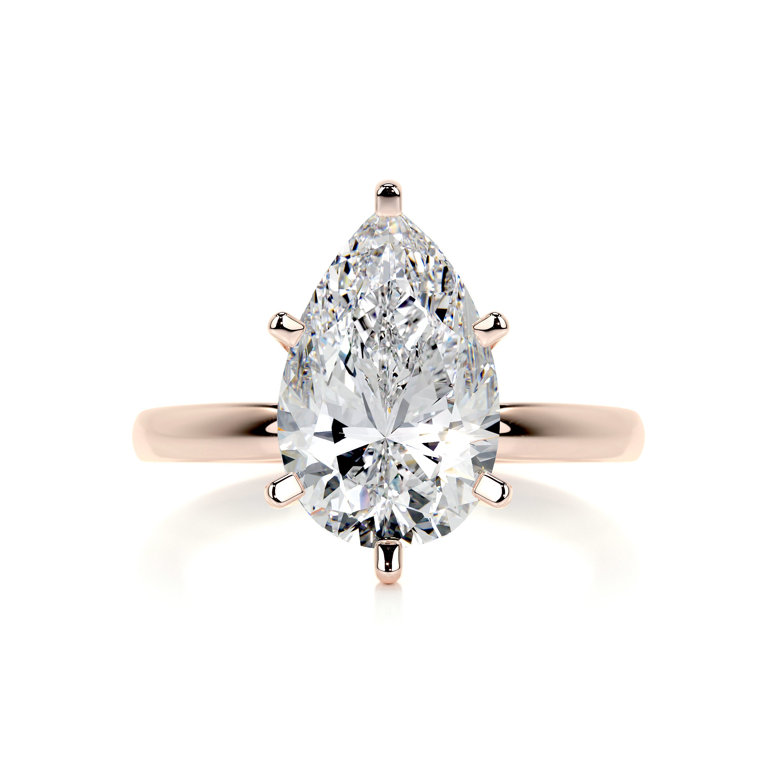 Adaline Diamond Engagement Ring -14K Rose Gold