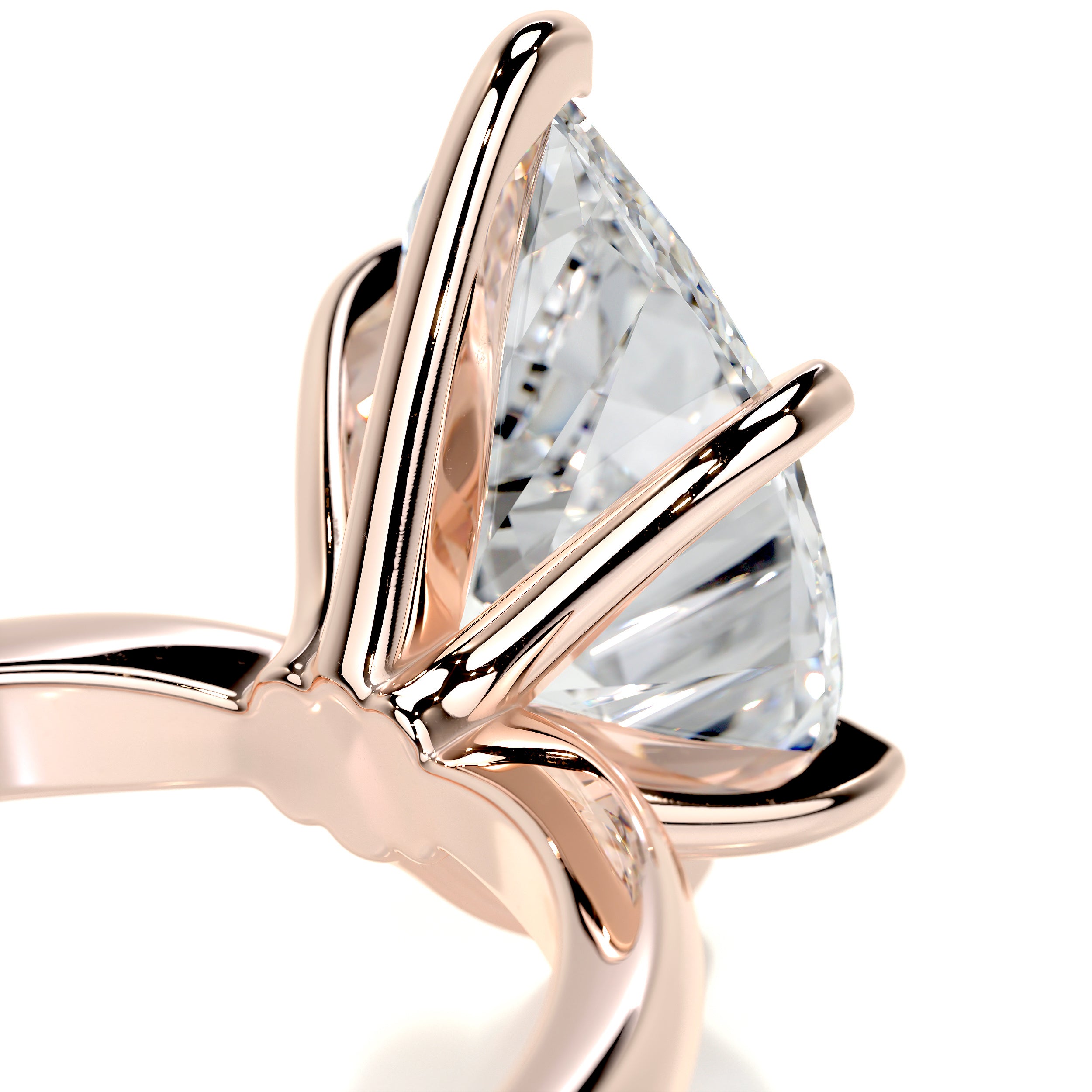 Adaline Diamond Engagement Ring -14K Rose Gold