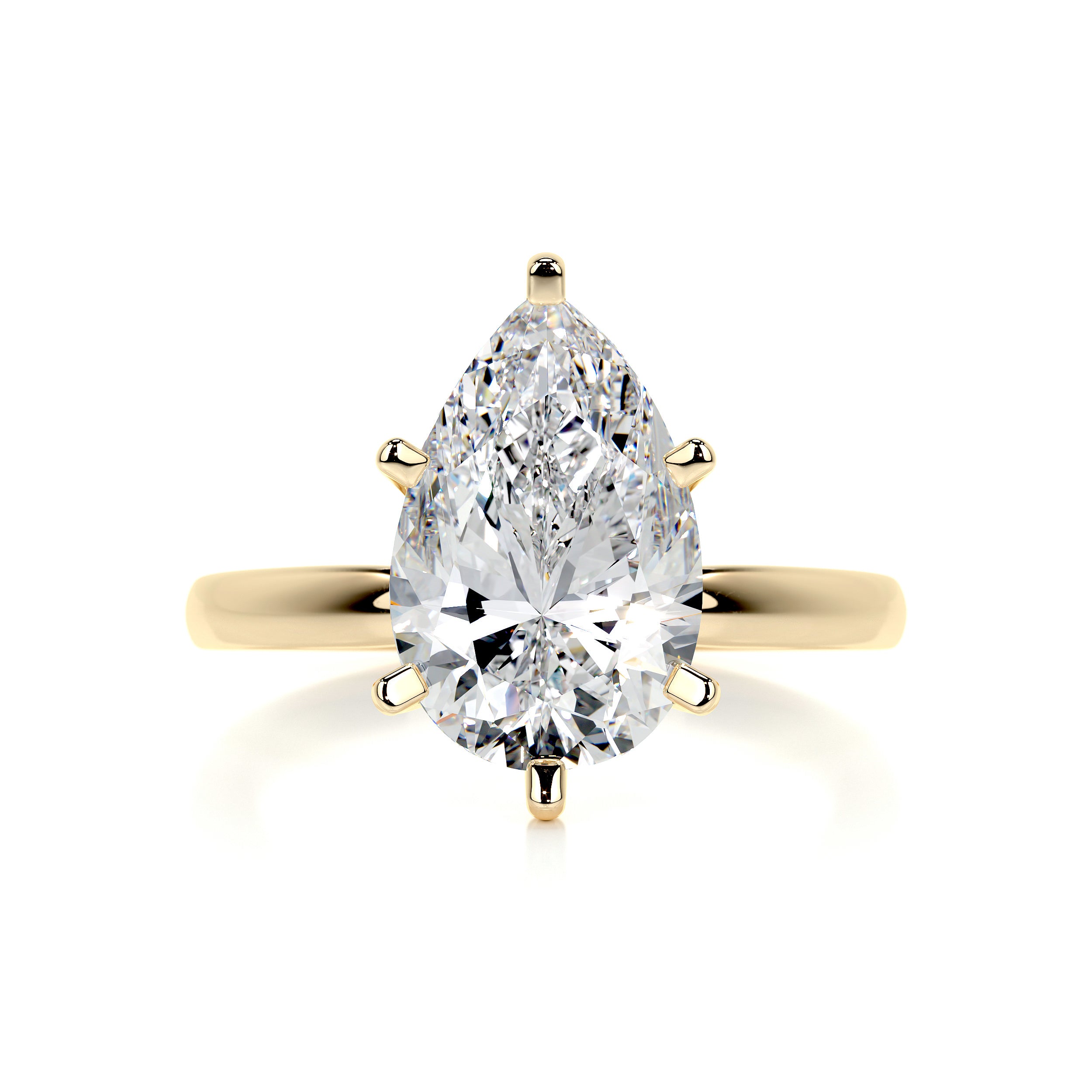 Adaline Diamond Engagement Ring -18K Yellow Gold