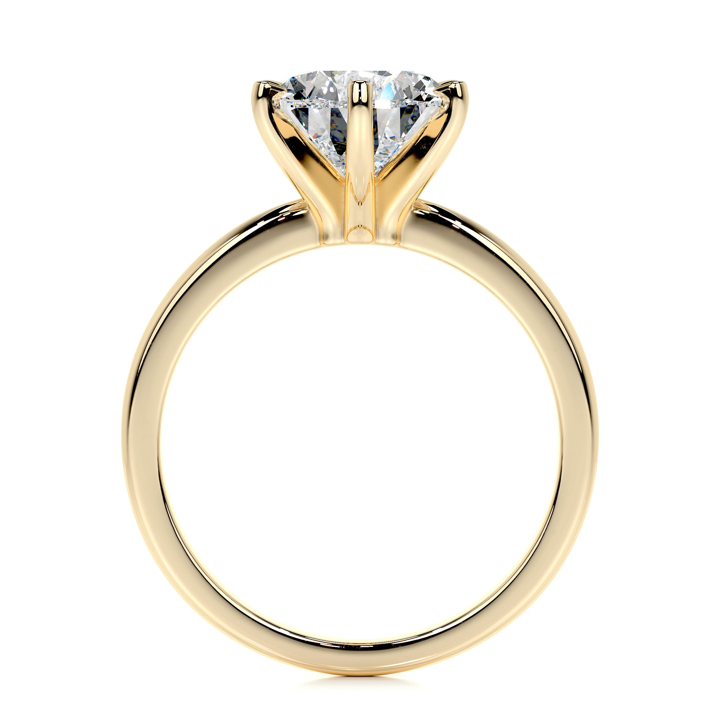 Adaline Lab Grown Diamond Ring (1 Carat) -18K Yellow Gold