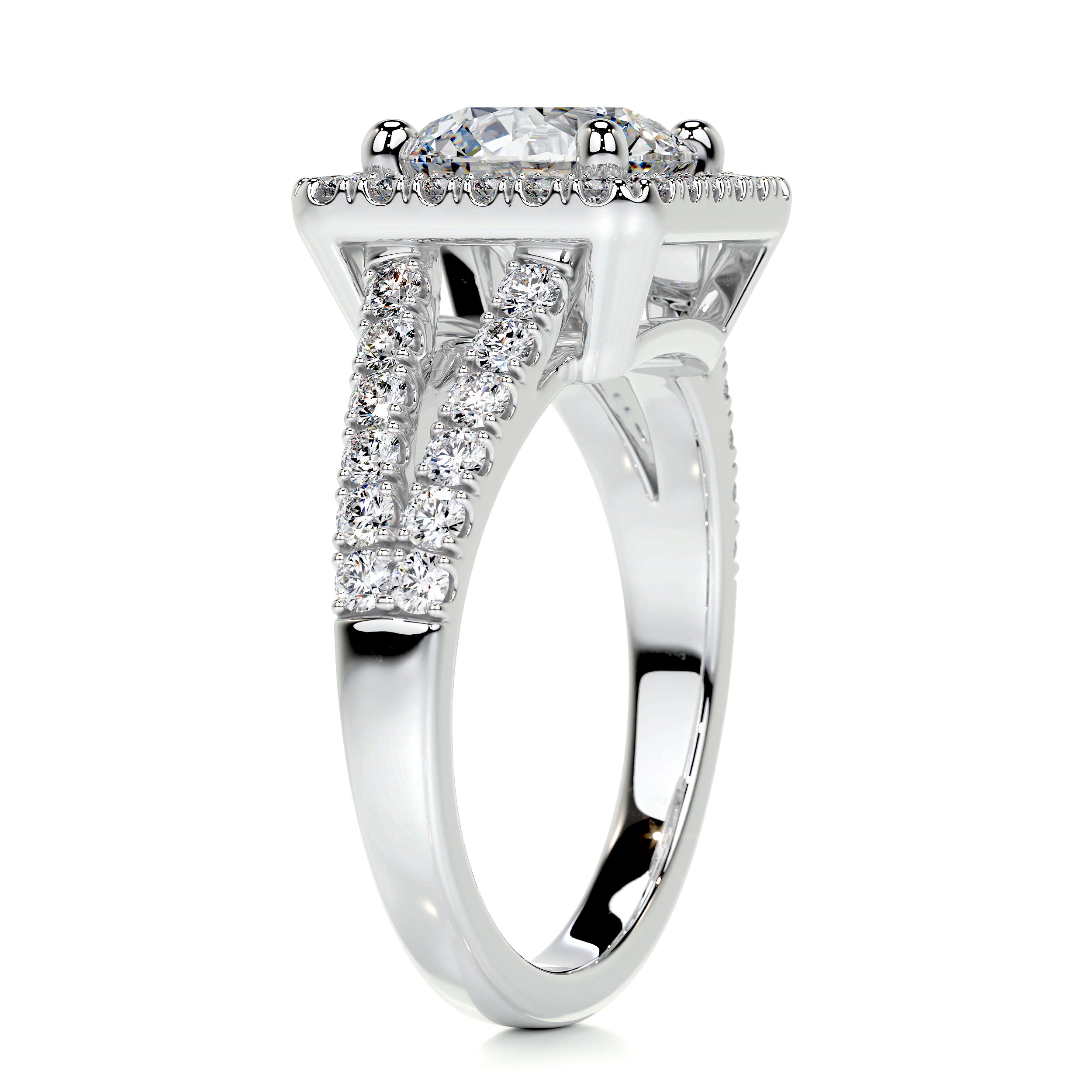 Addison Diamond Engagement Ring -14K White Gold