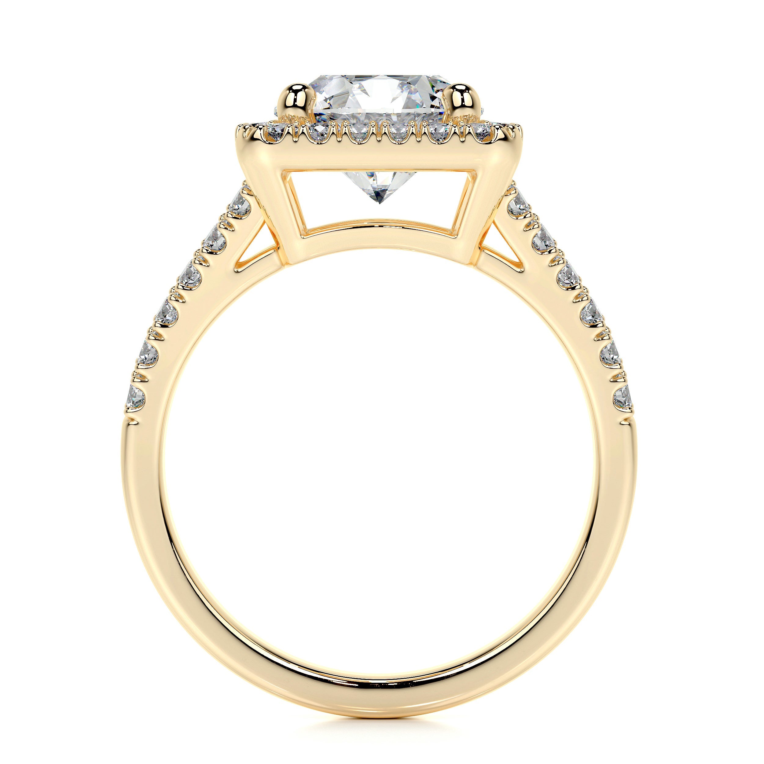 Addison Lab Grown Diamond Ring   (2.5 Carat) -18K Yellow Gold