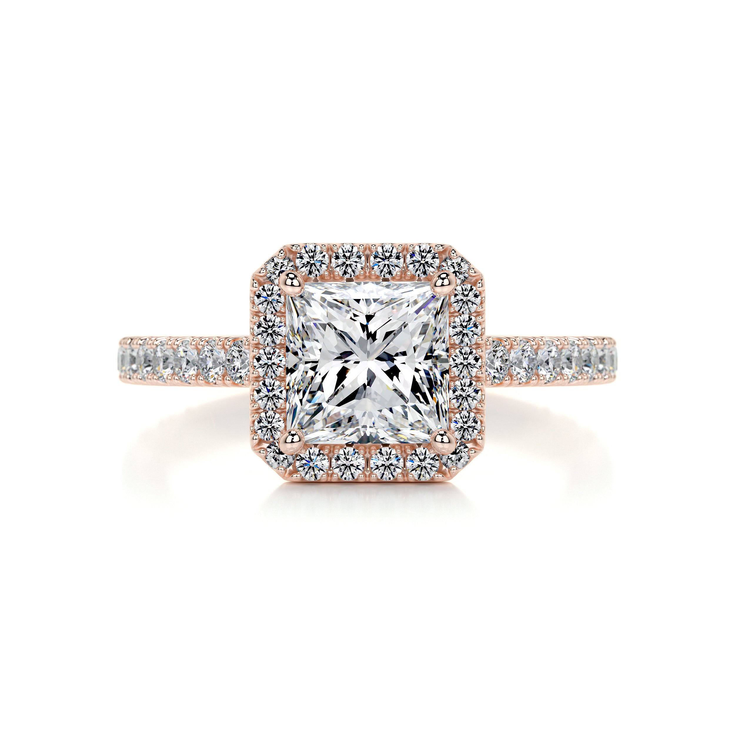 Selena Diamond Engagement Ring -14K Rose Gold