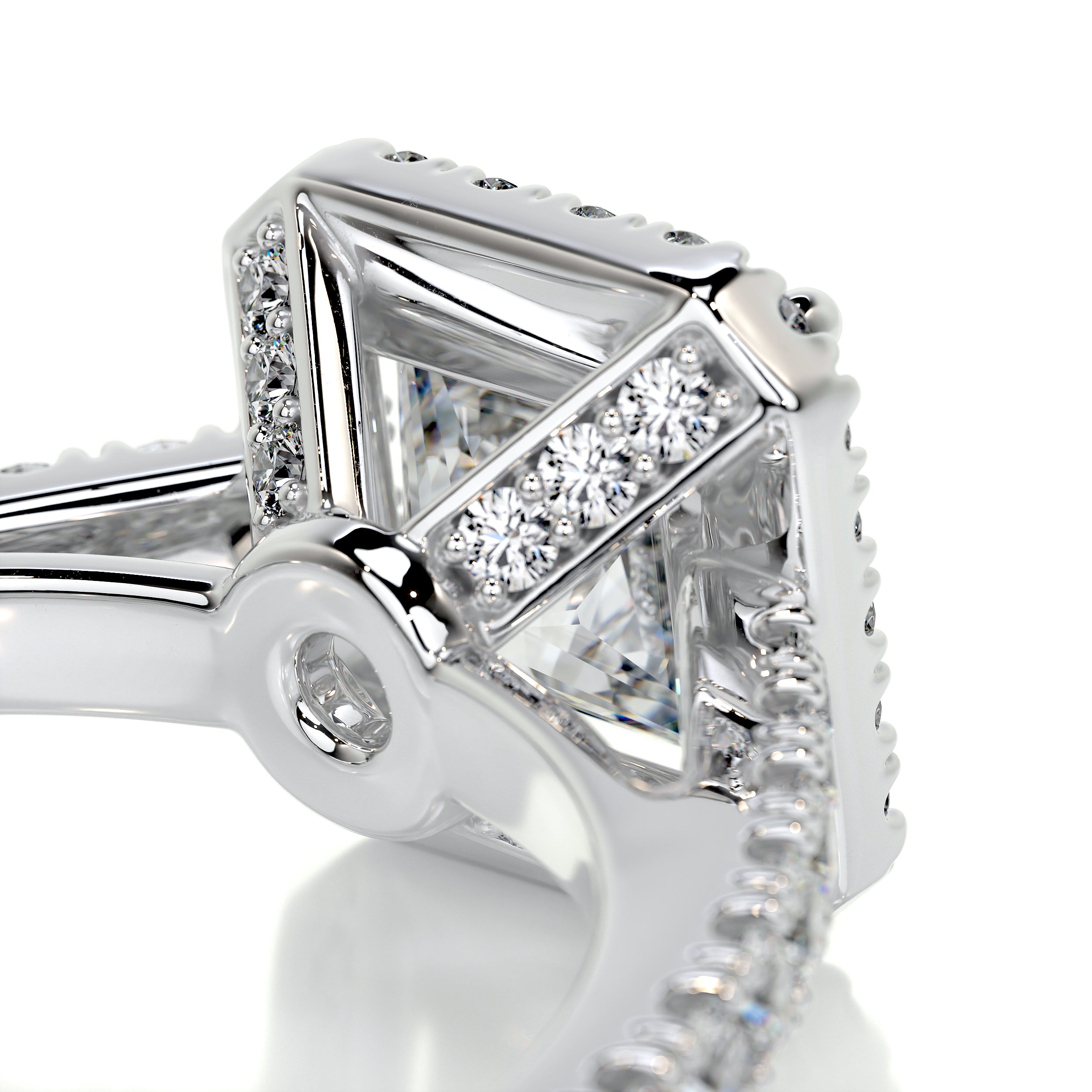 Selena Diamond Engagement Ring -14K White Gold