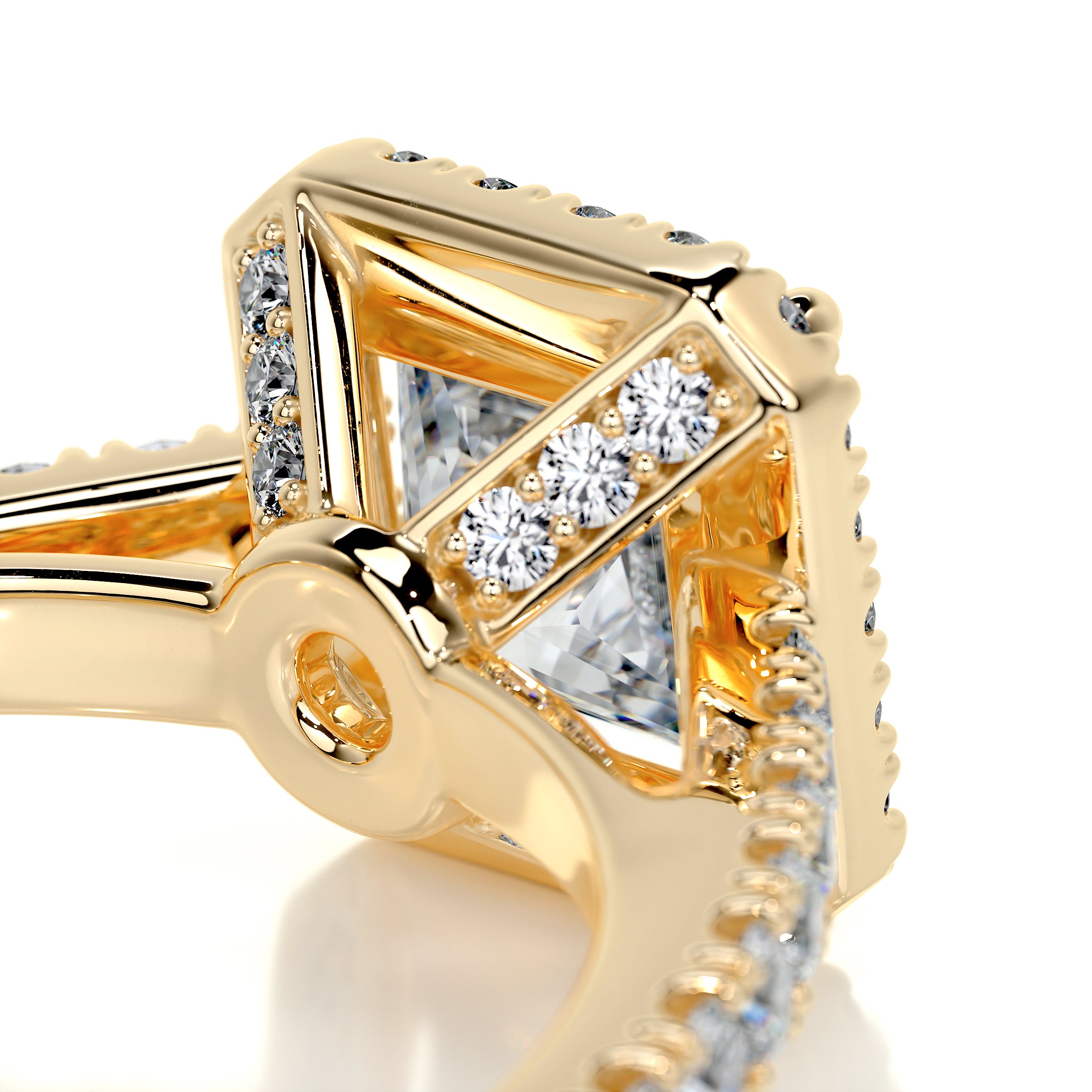 Selena Diamond Engagement Ring -18K Yellow Gold