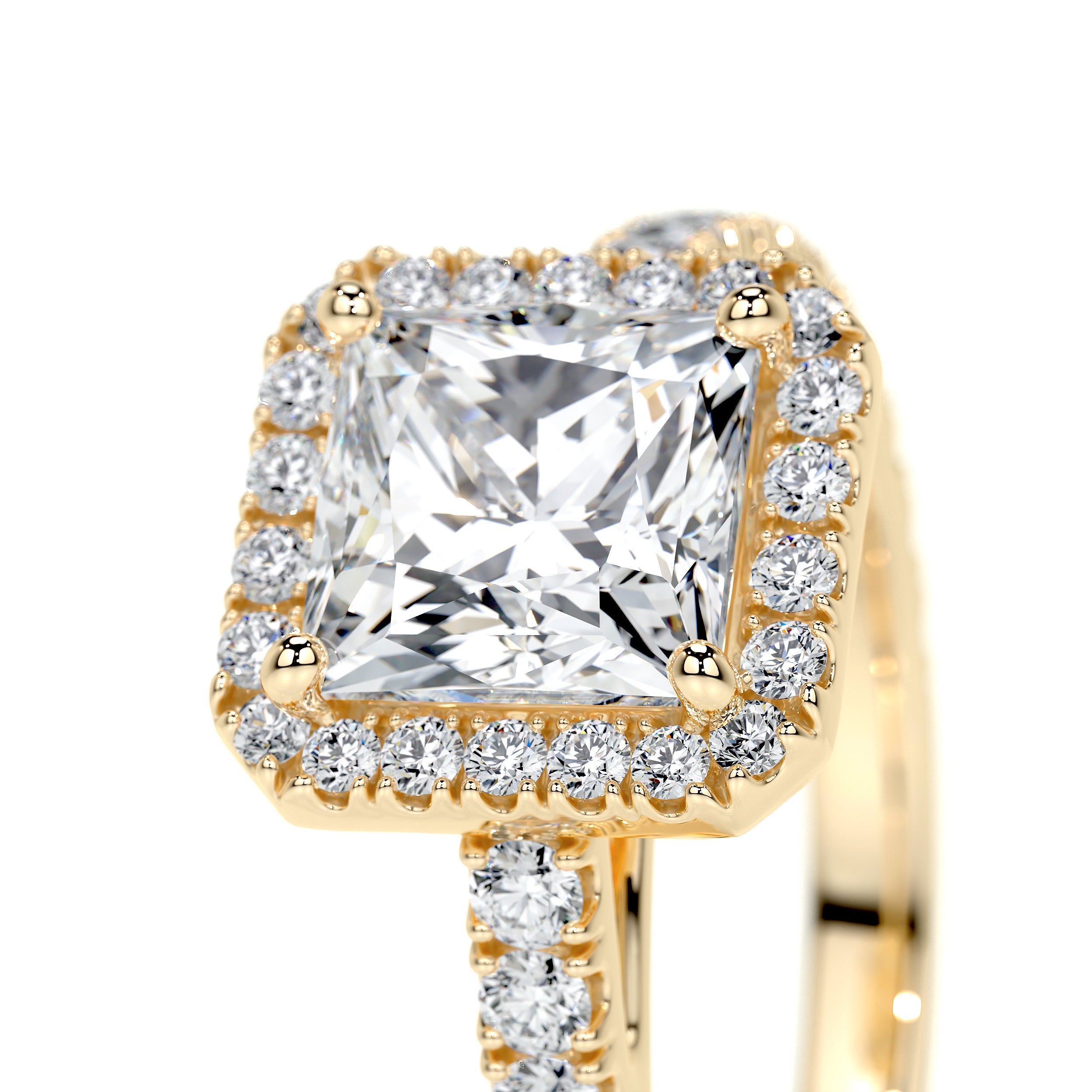 Selena Lab Grown Diamond Ring -18K Yellow Gold