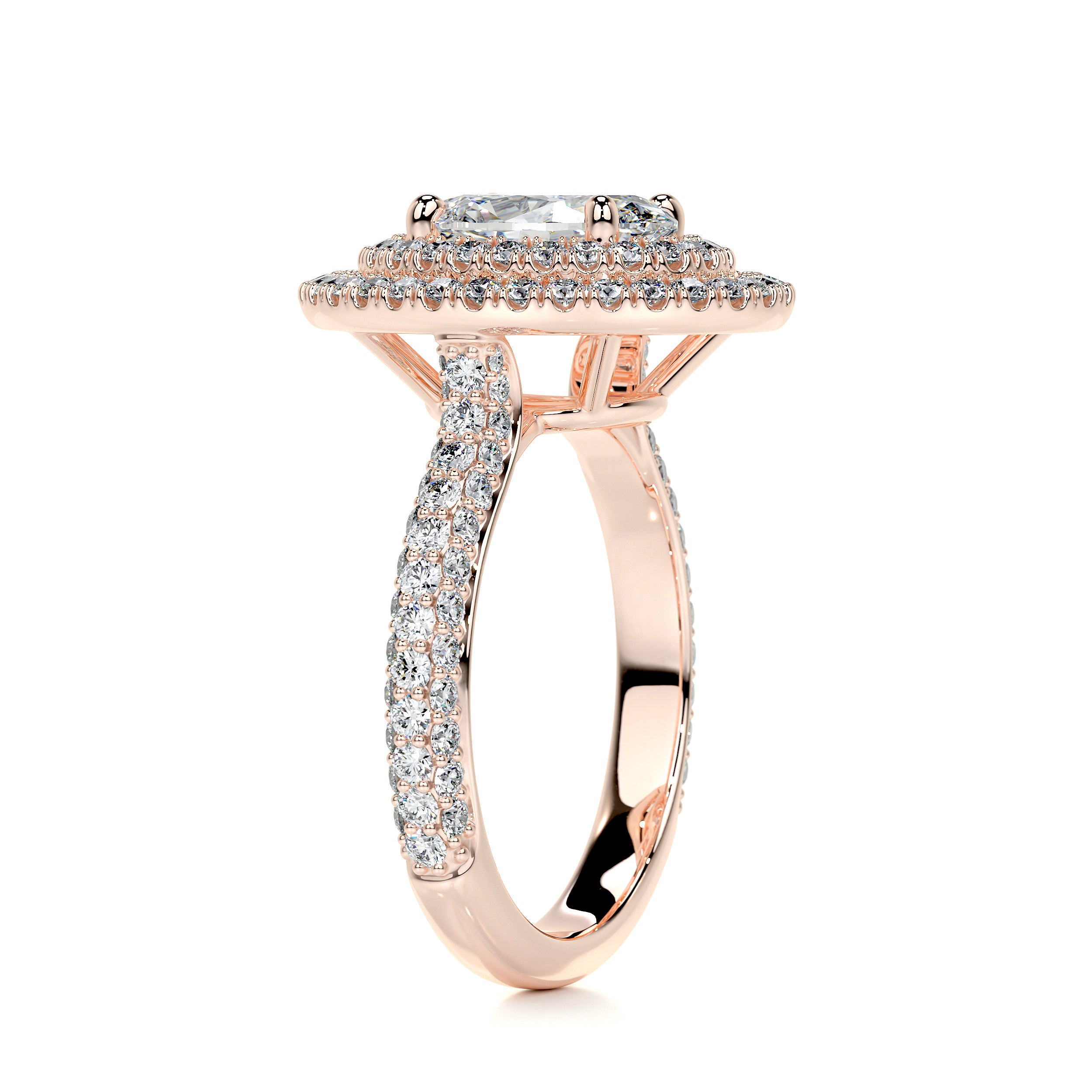 Nora Diamond Engagement Ring -14K Rose Gold