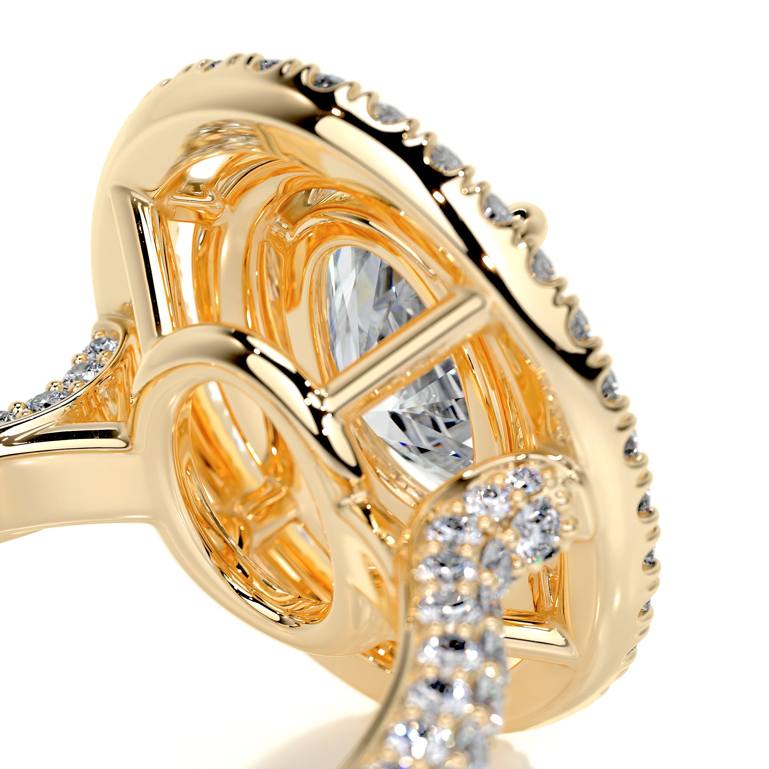 Nora Diamond Engagement Ring -18K Yellow Gold