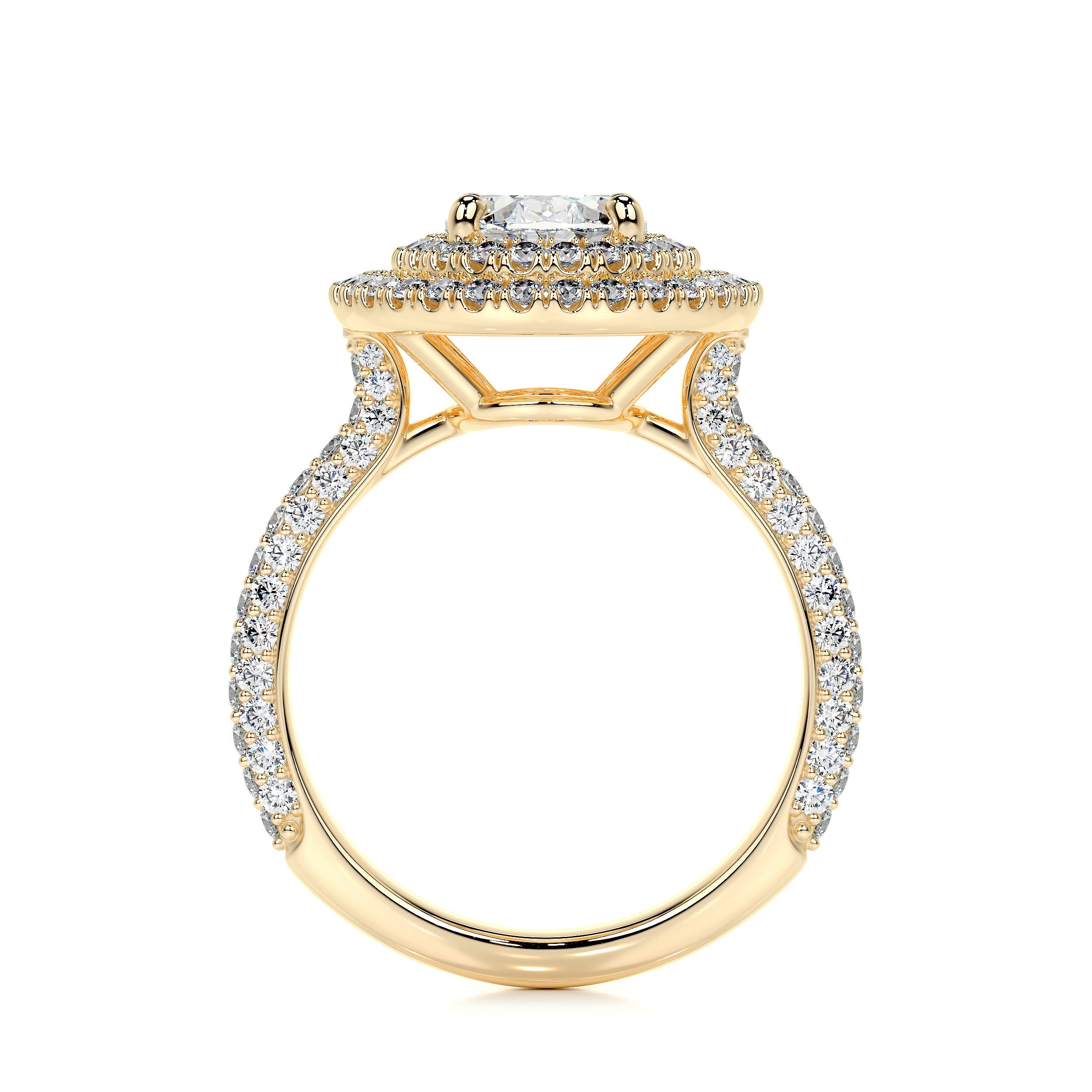 Nora Lab Grown Diamond Ring (2.35 Carat) -18K Yellow Gold