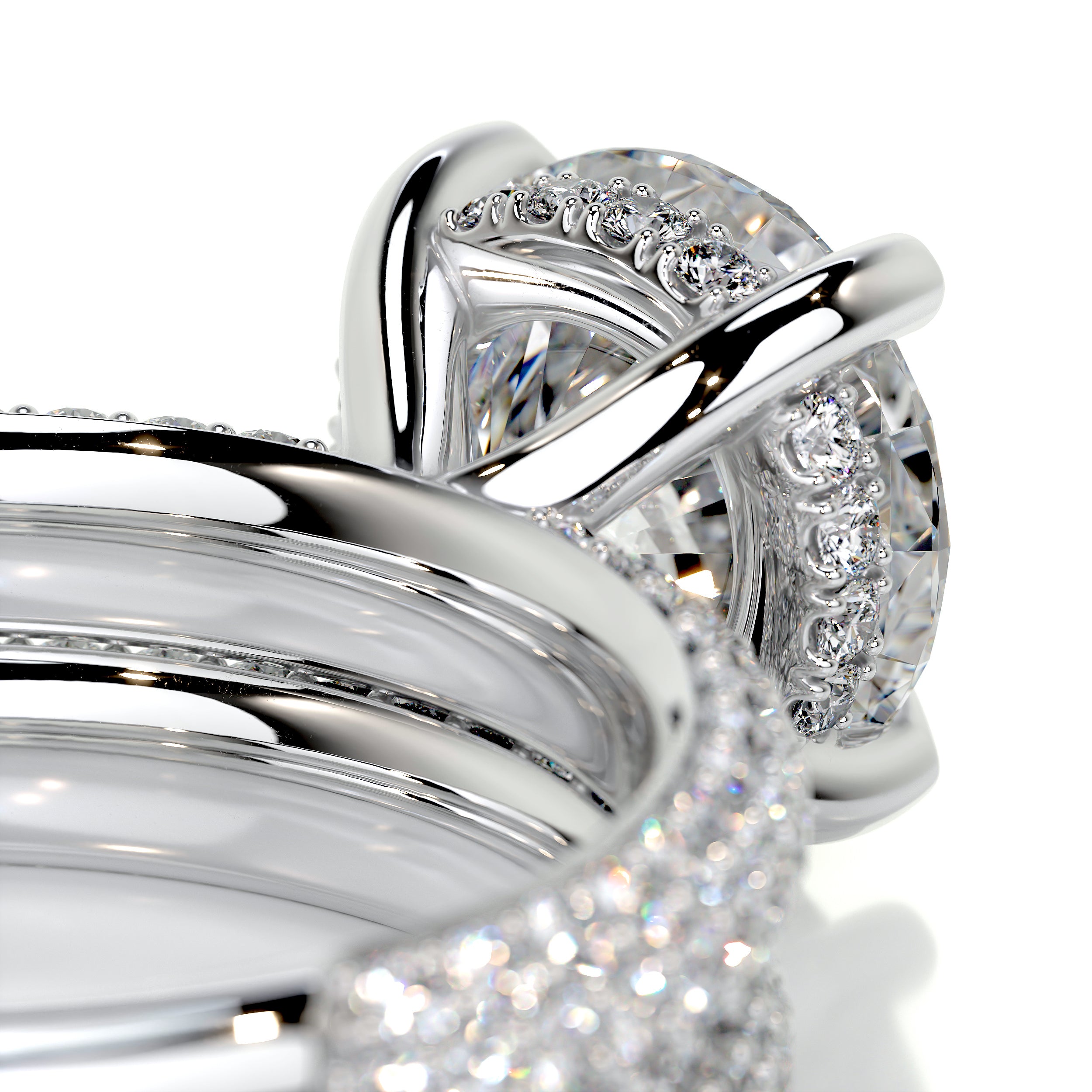 Helena Diamond Bridal Set -14K White Gold