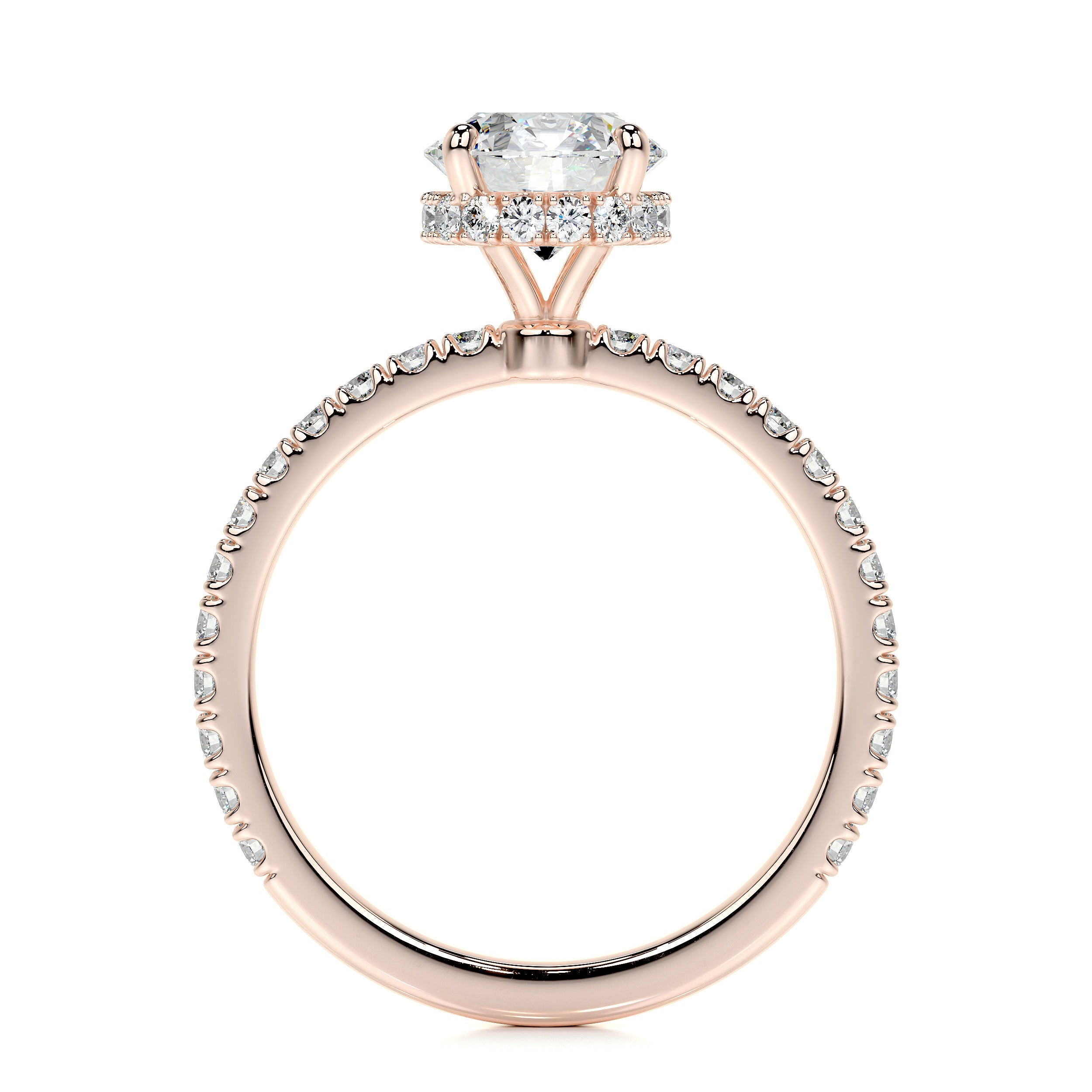 Vivienne Lab Grown Diamond Ring -14K Rose Gold