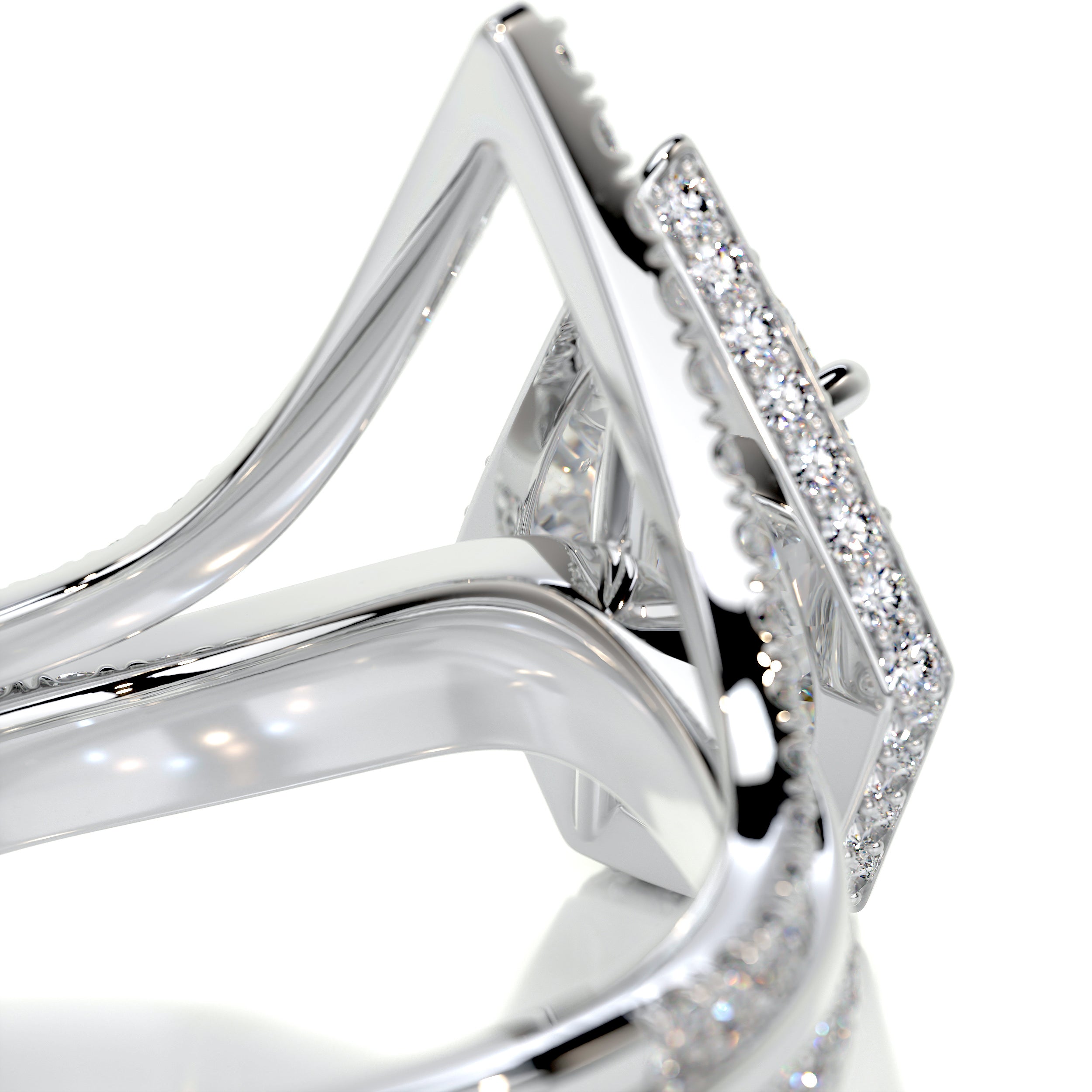 Kendall Diamond Bridal Set -18K White Gold