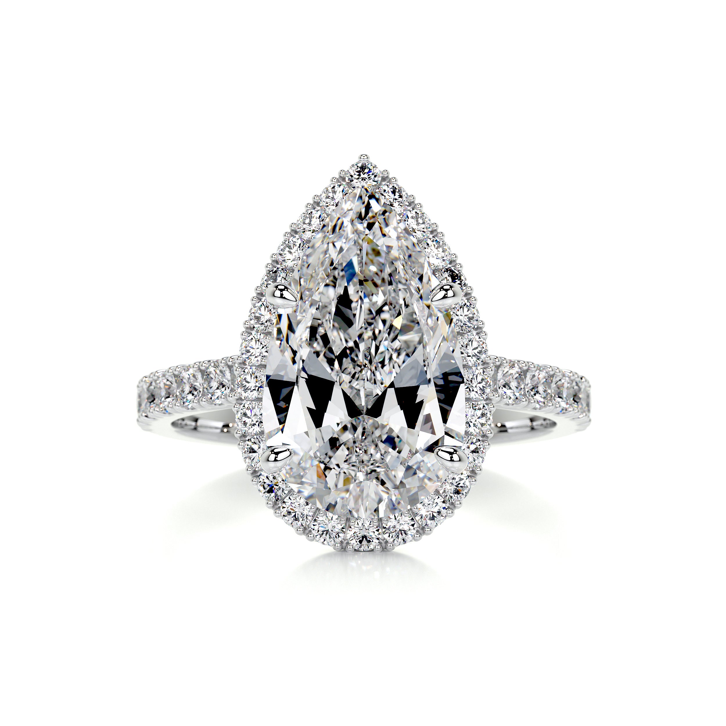 Sophia Diamond Engagement Ring -18K White Gold