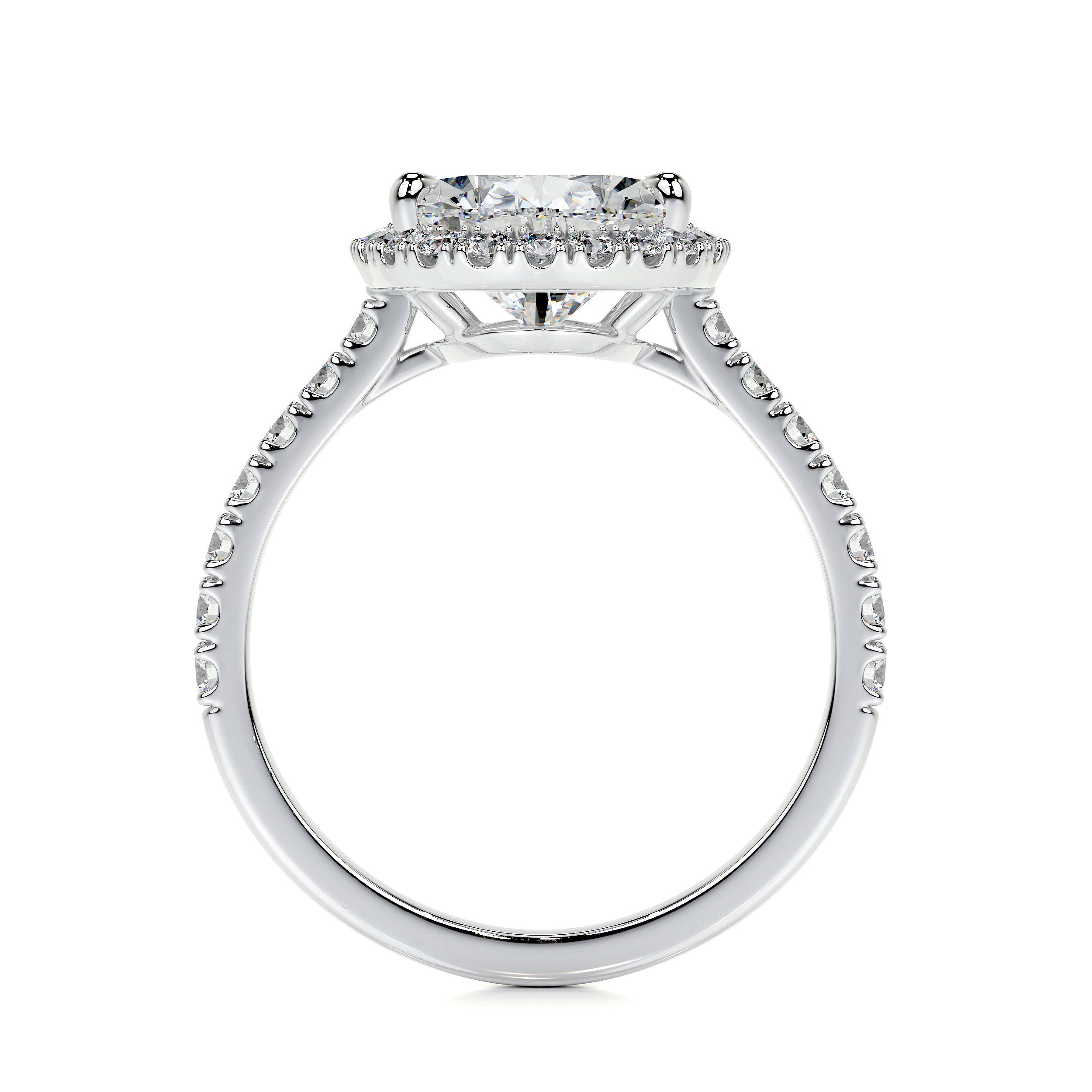 Sophia Lab Grown Diamond Ring -14K White Gold