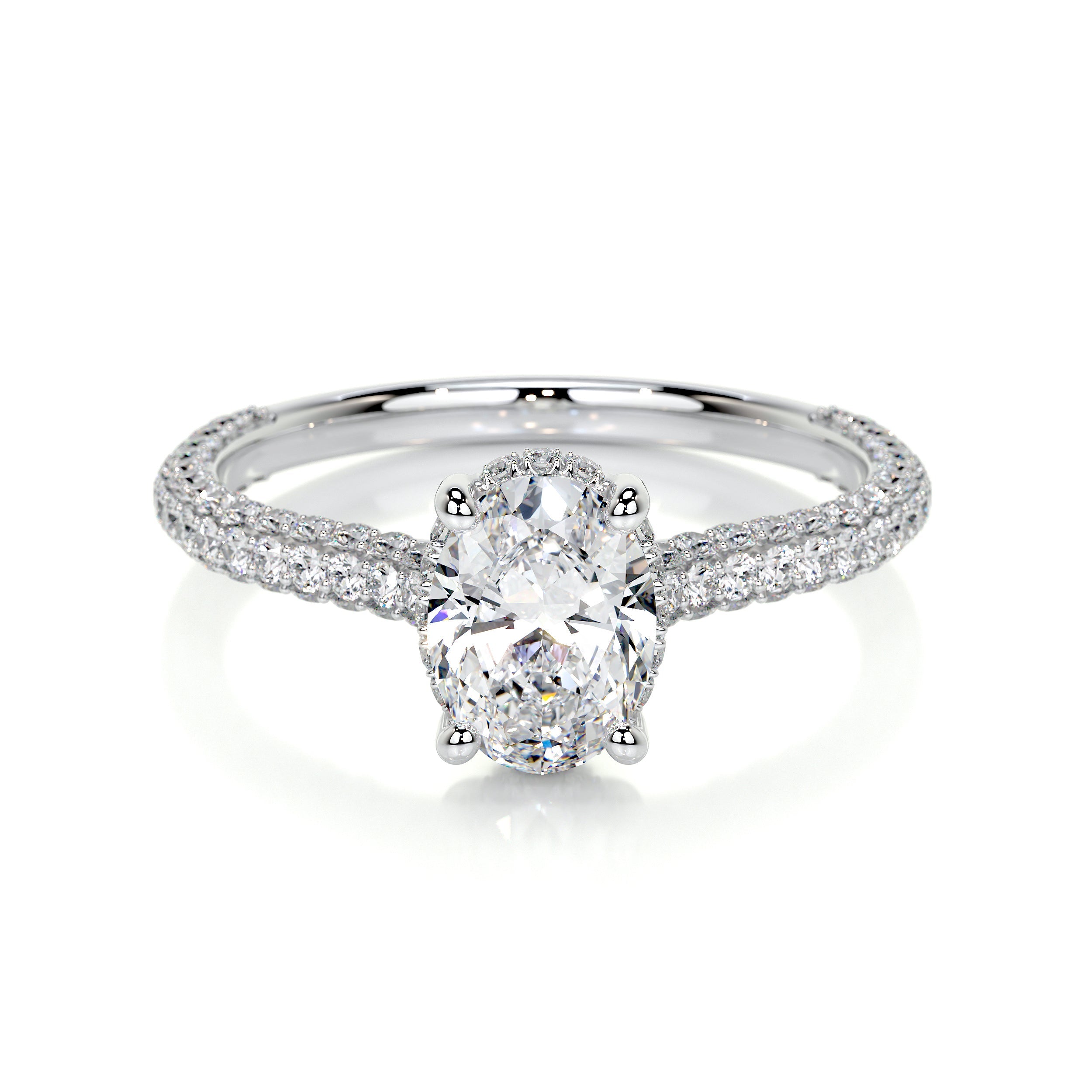 Rebecca Lab Grown Diamond Ring -14K White Gold