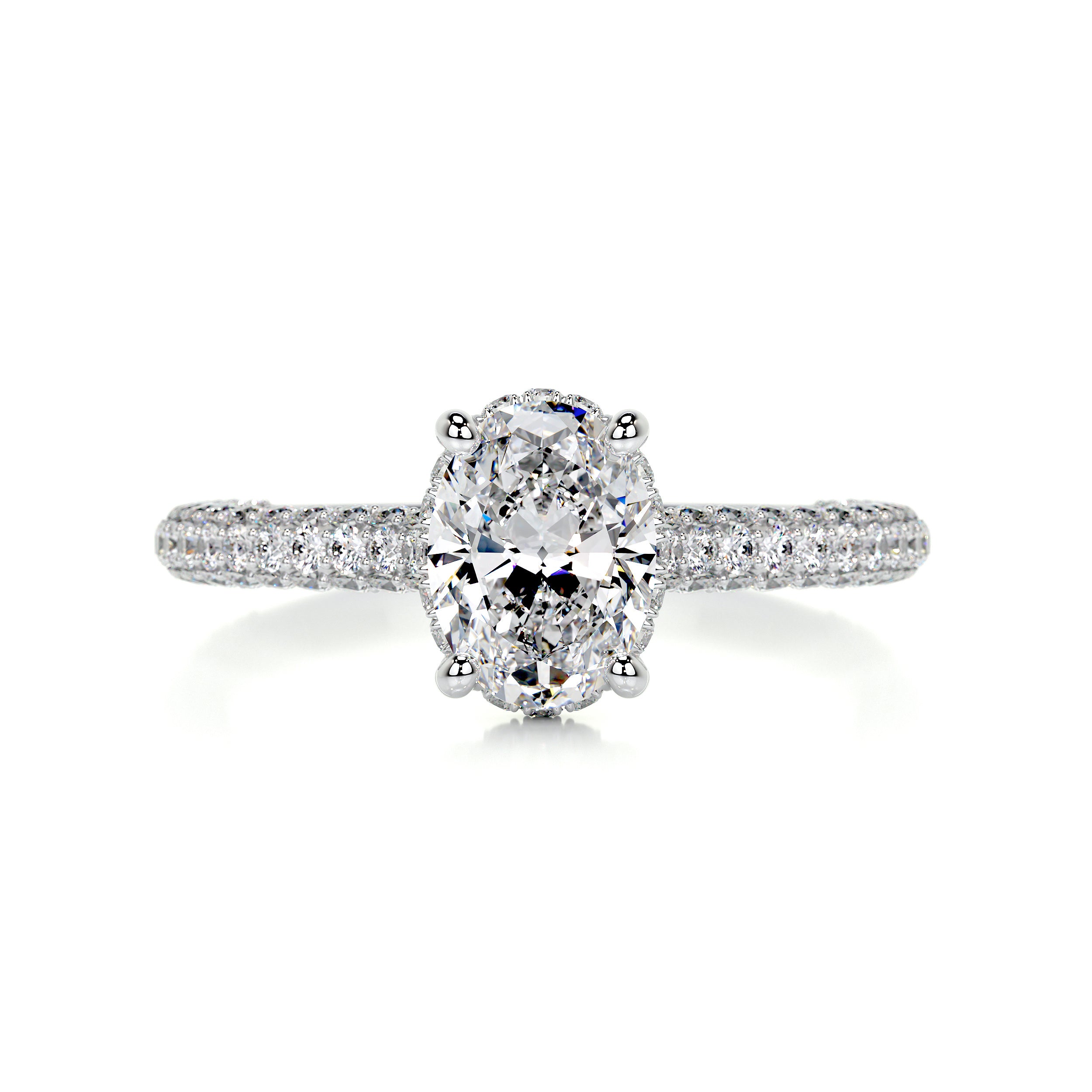 Rebecca Diamond Engagement Ring -14K White Gold