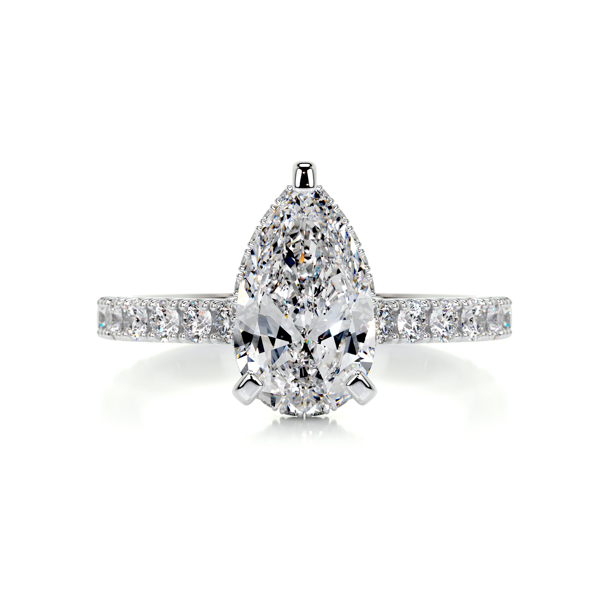 Mia Diamond Engagement Ring -14K White Gold