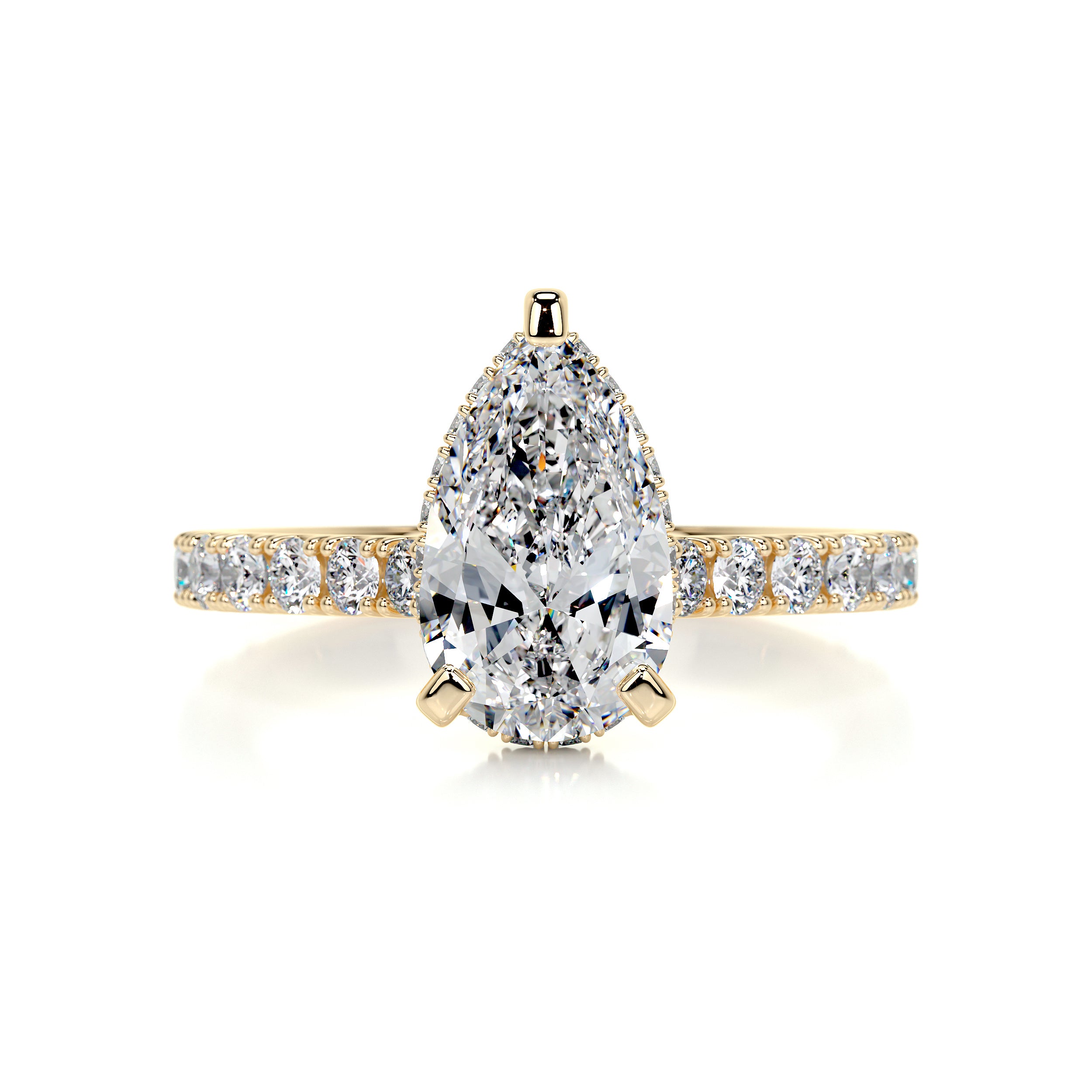 Mia Diamond Engagement Ring -18K Yellow Gold