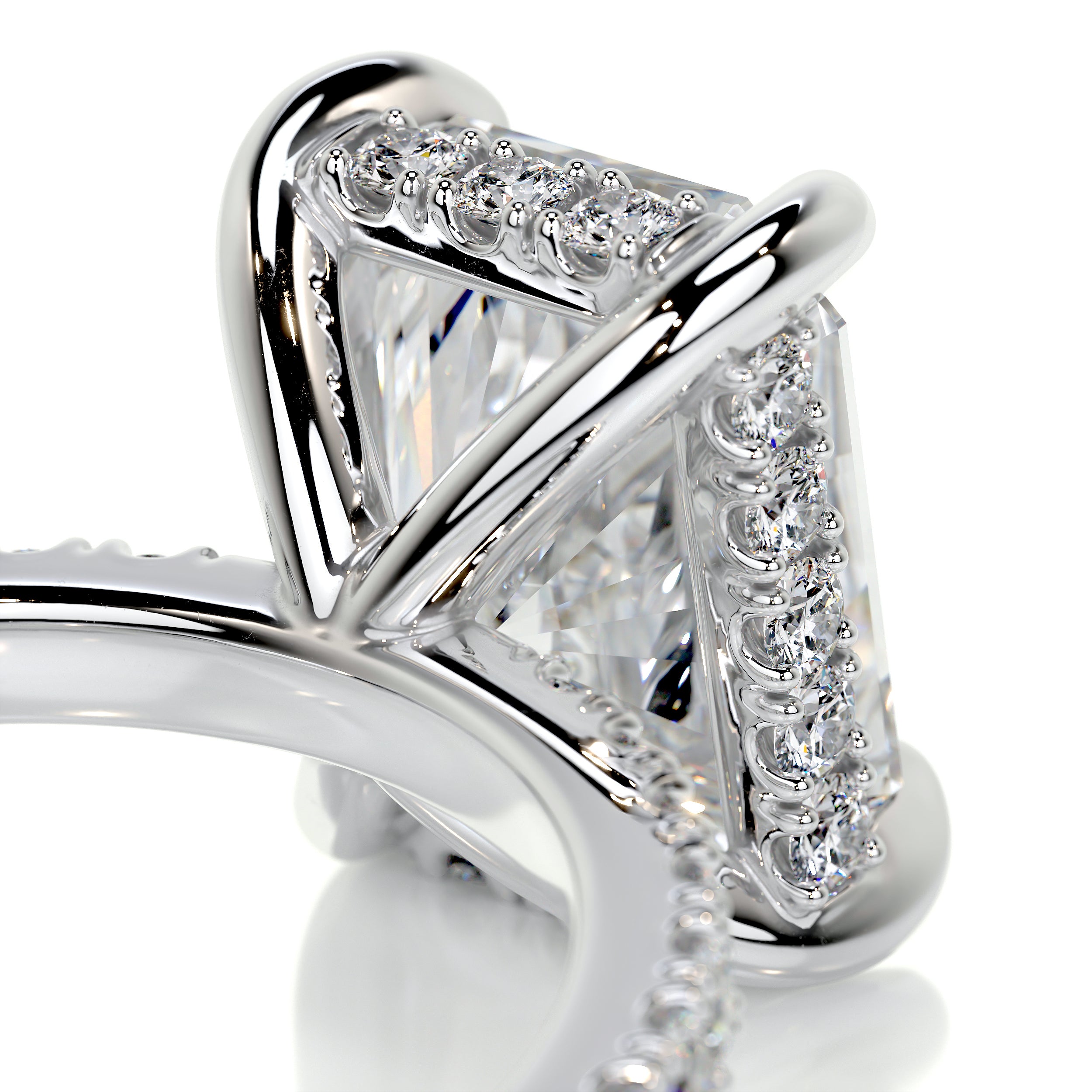 Luna Diamond Engagement Ring -Platinum