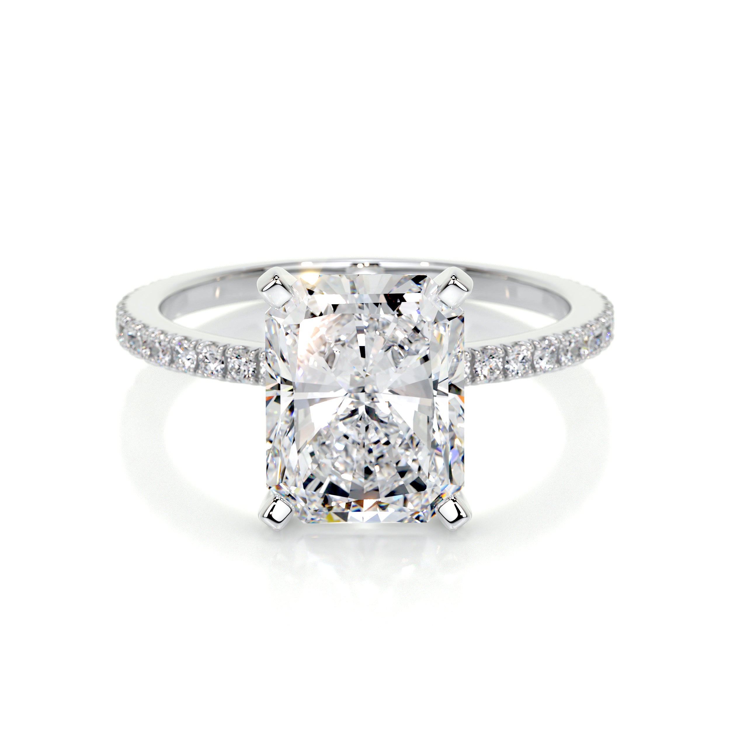 Audrey Lab Grown Diamond Ring -14K White Gold