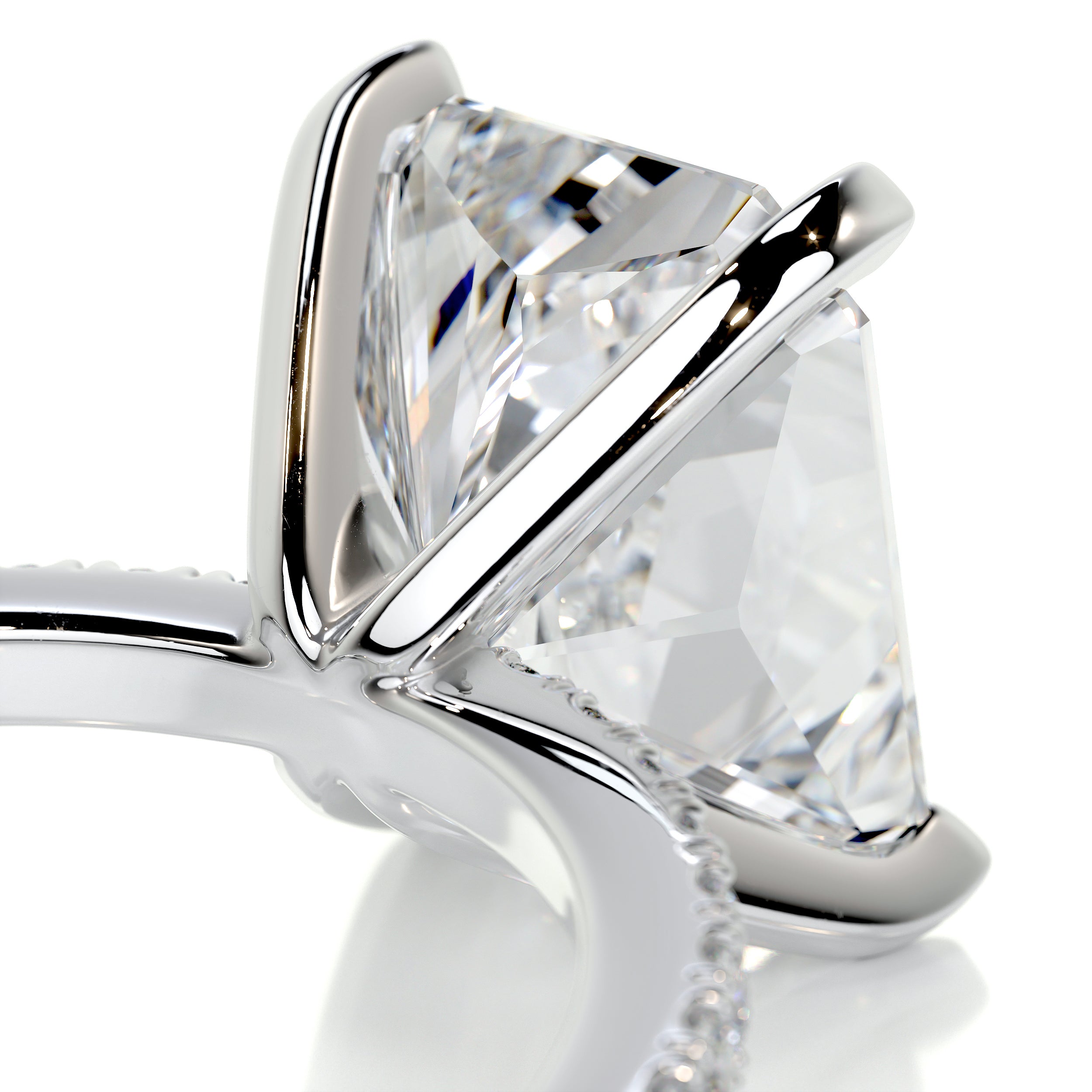 Audrey Diamond Engagement Ring -14K White Gold
