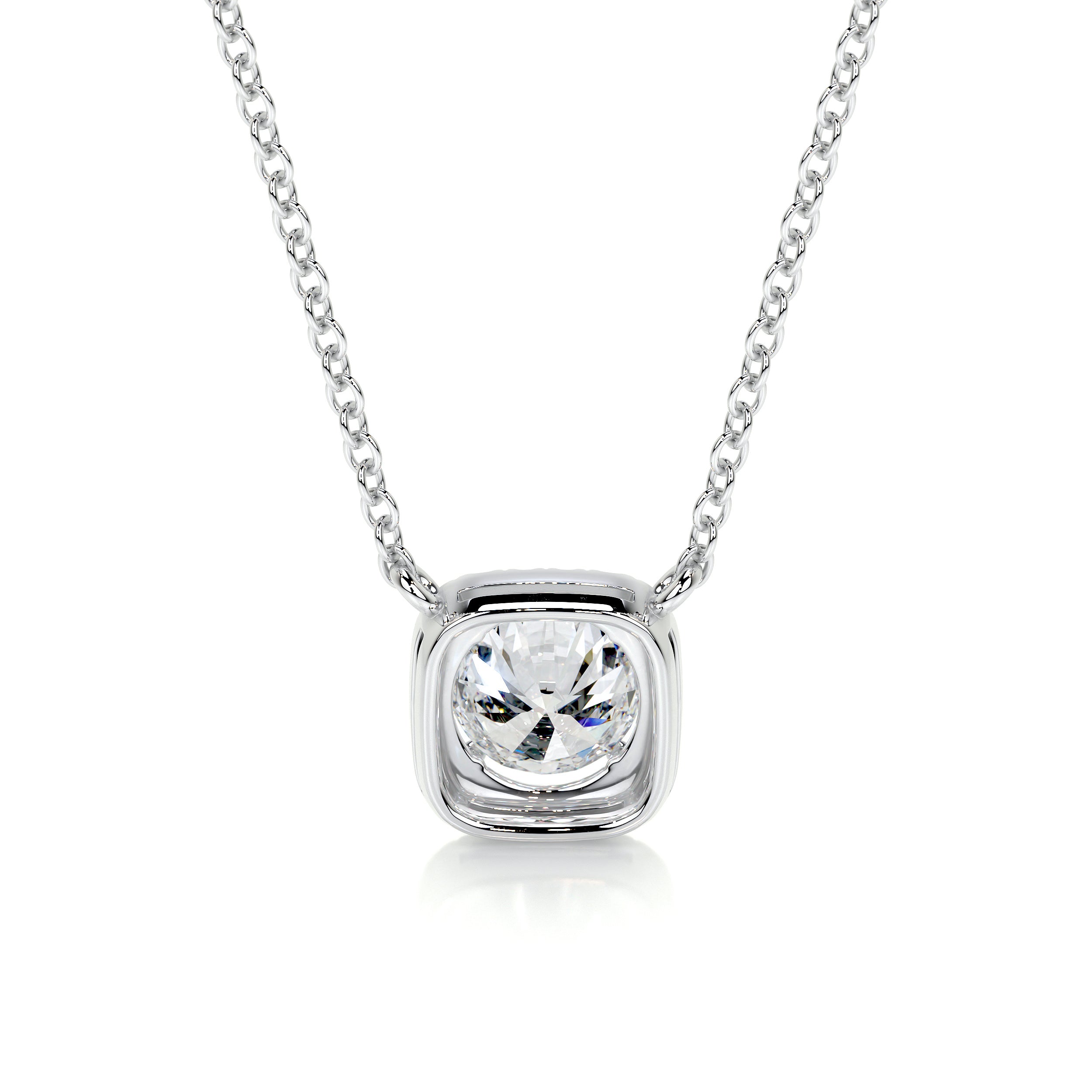 Claudia Diamond Pendant -14K White Gold
