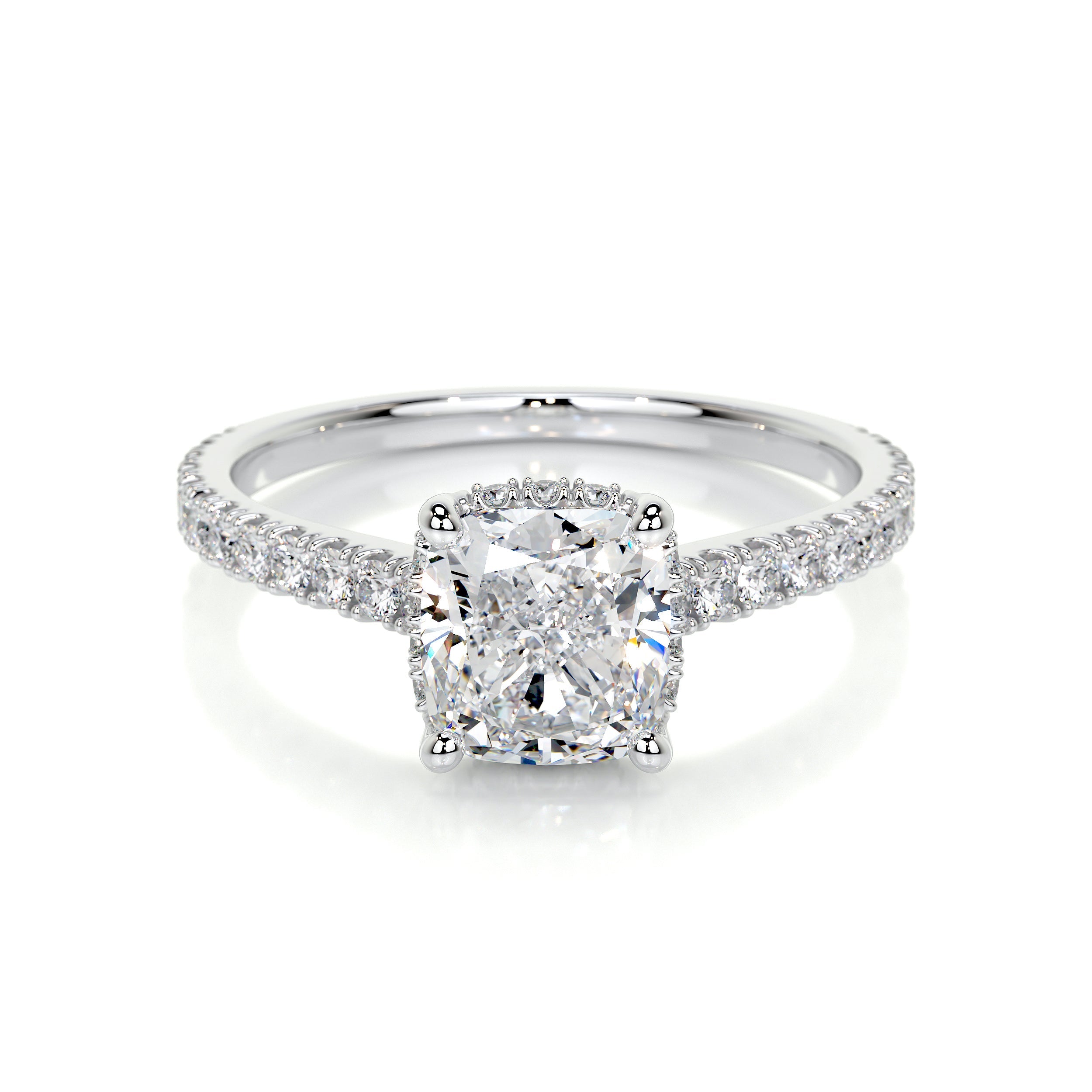 Cassandra Lab Grown Diamond Ring   (2 Carat) -Platinum