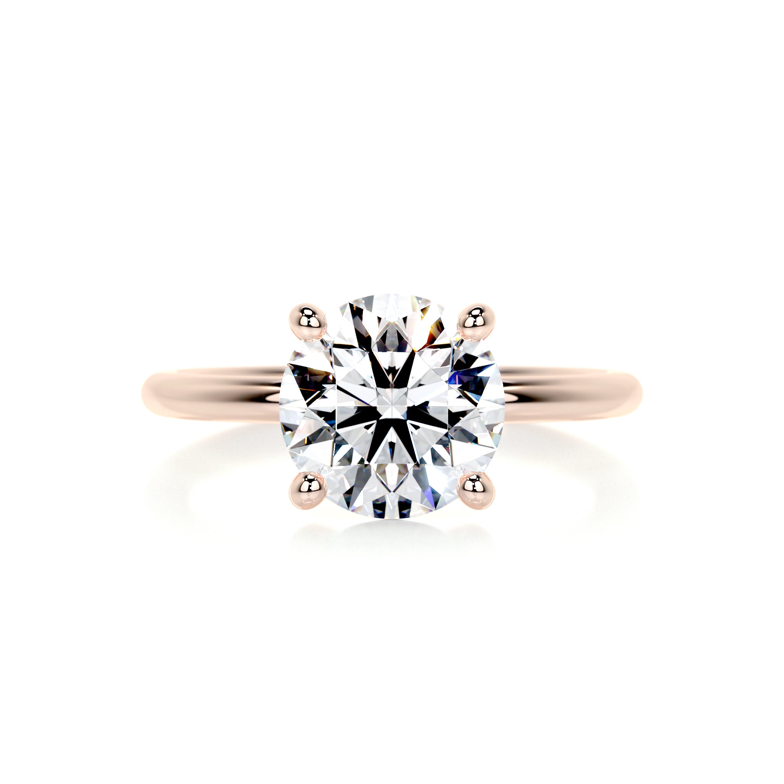 Eloise Diamond Engagement Ring -14K Rose Gold