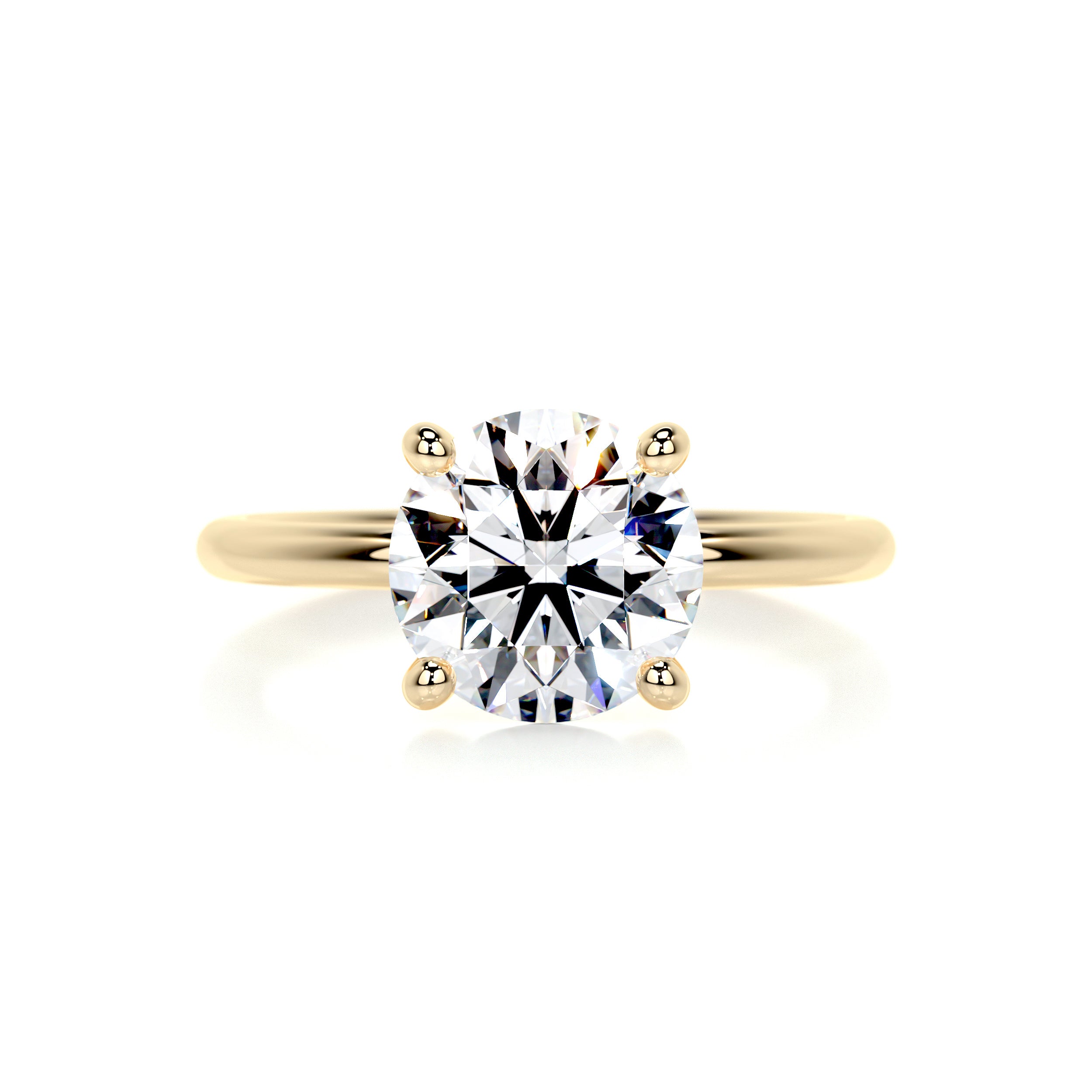 Eloise Diamond Engagement Ring -18K Yellow Gold