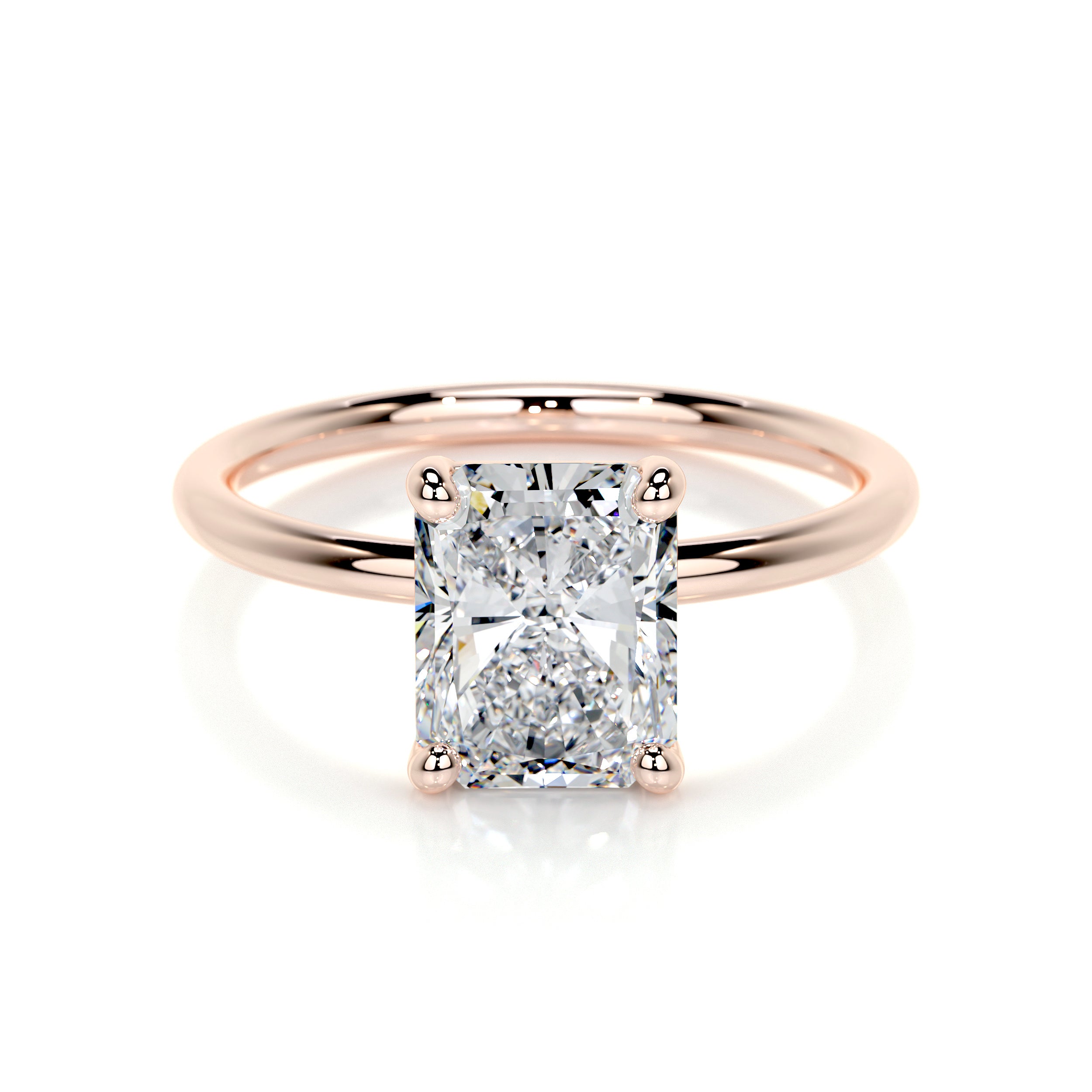 Harper Lab Grown Diamond Ring -14K Rose Gold