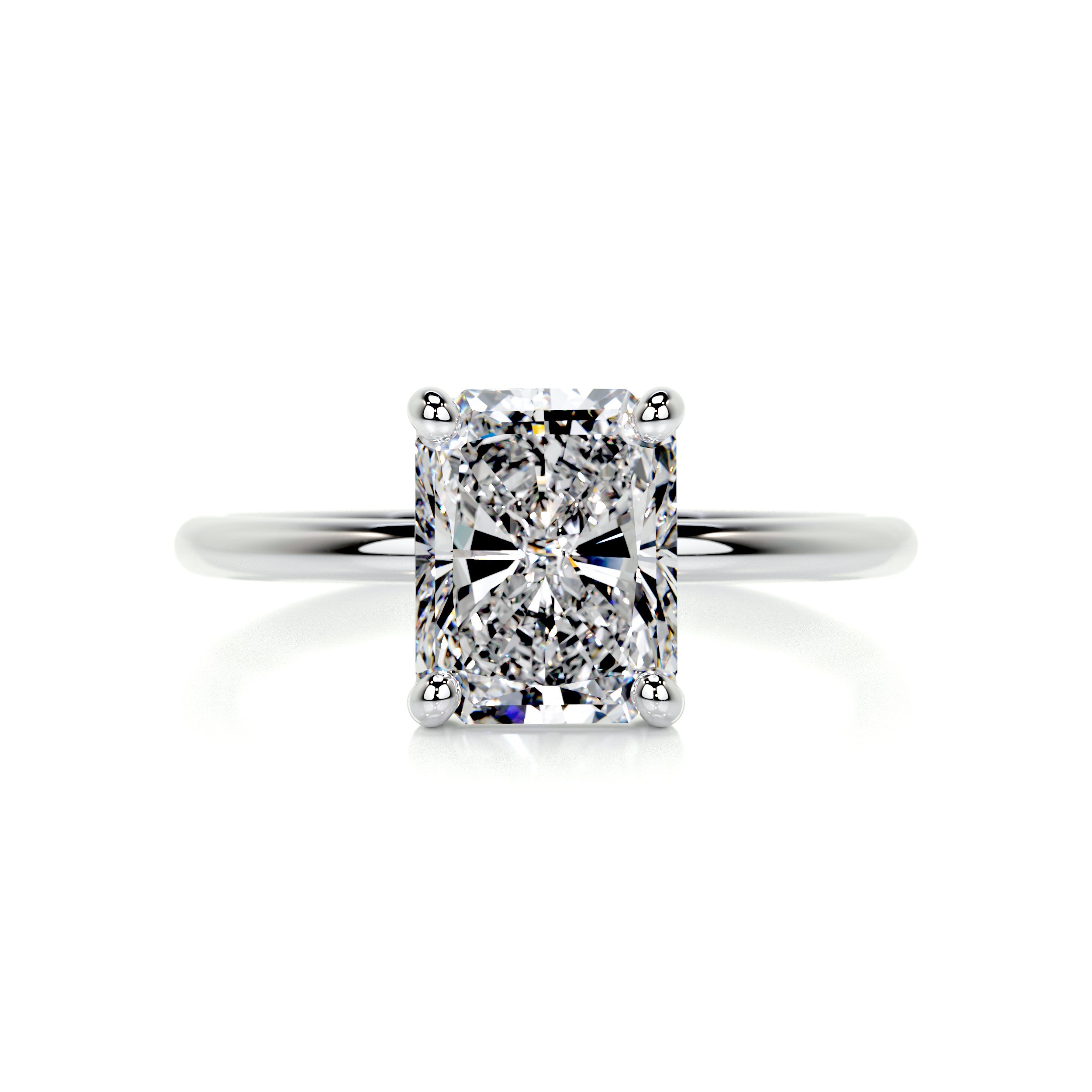 Harper Diamond Engagement Ring -14K White Gold