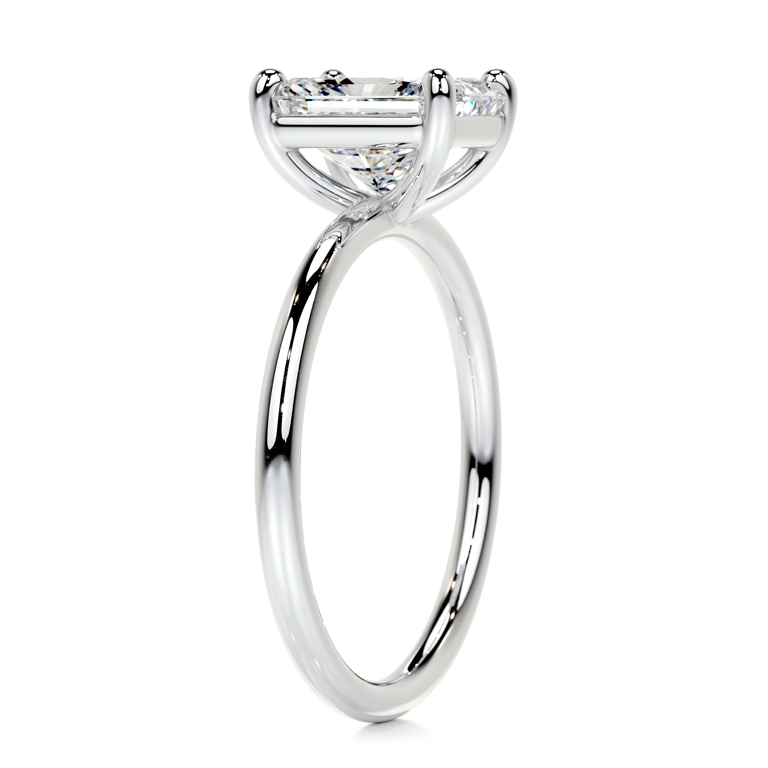 Harper Diamond Engagement Ring -14K White Gold