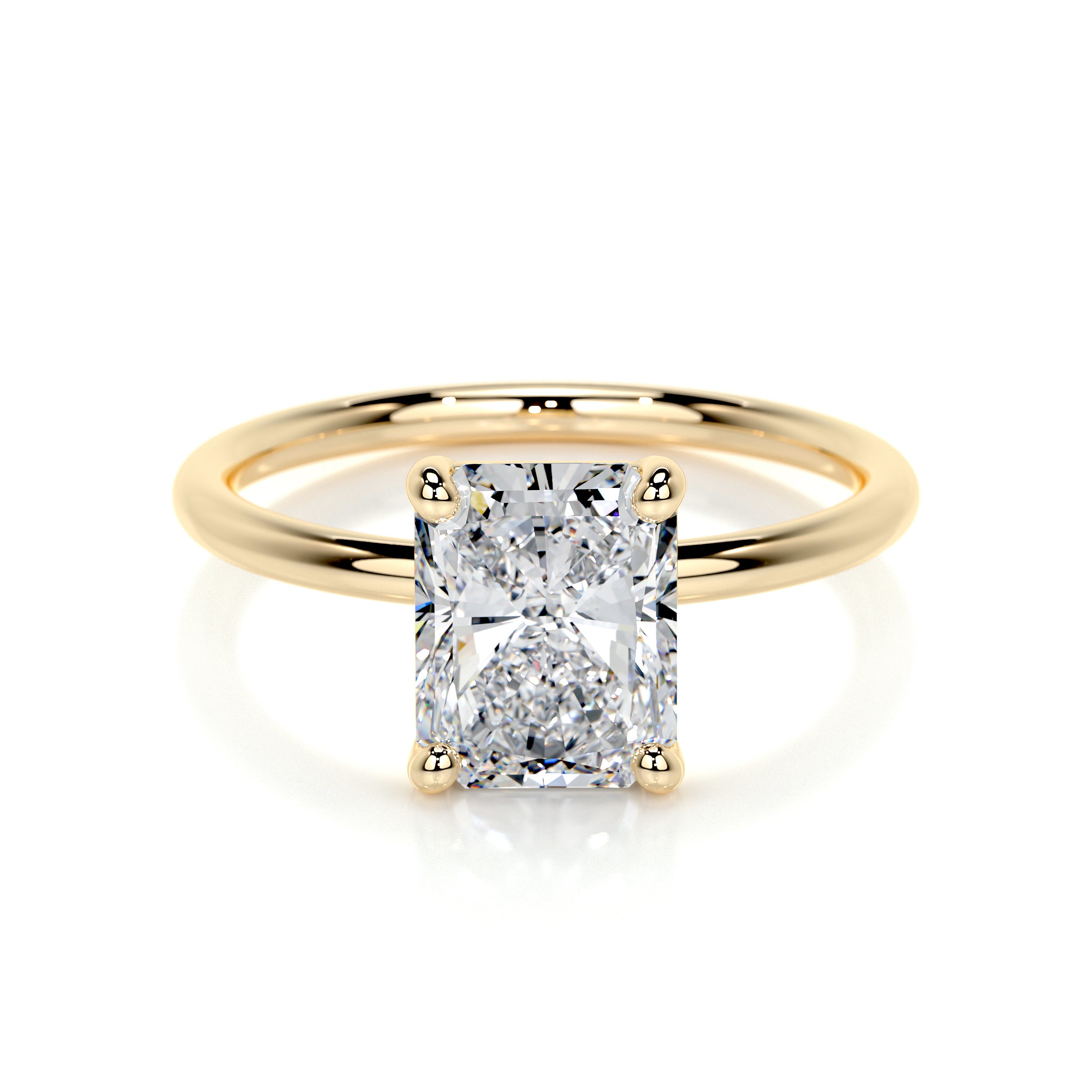 Harper Lab Grown Diamond Ring -18K Yellow Gold