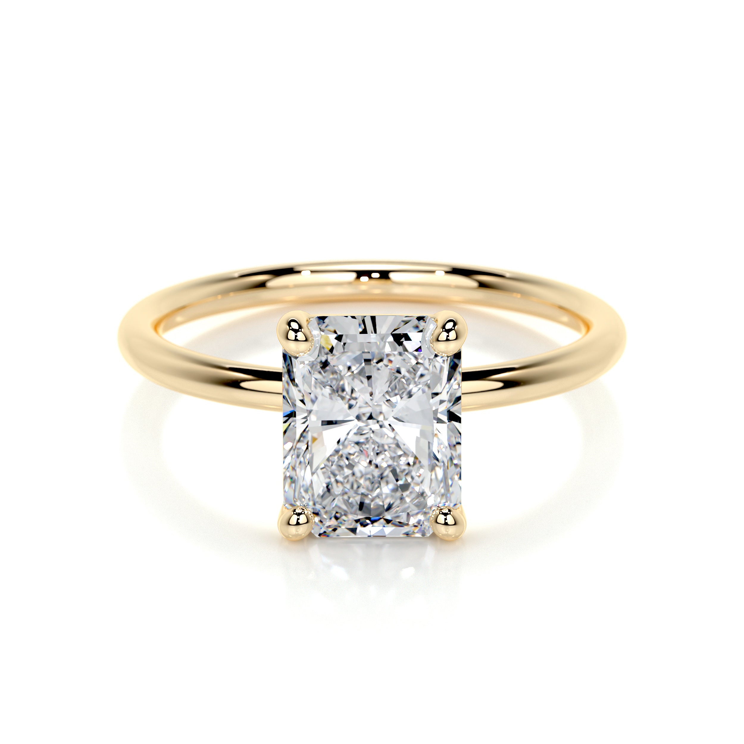 Harper Lab Grown Diamond Ring -18K Yellow Gold