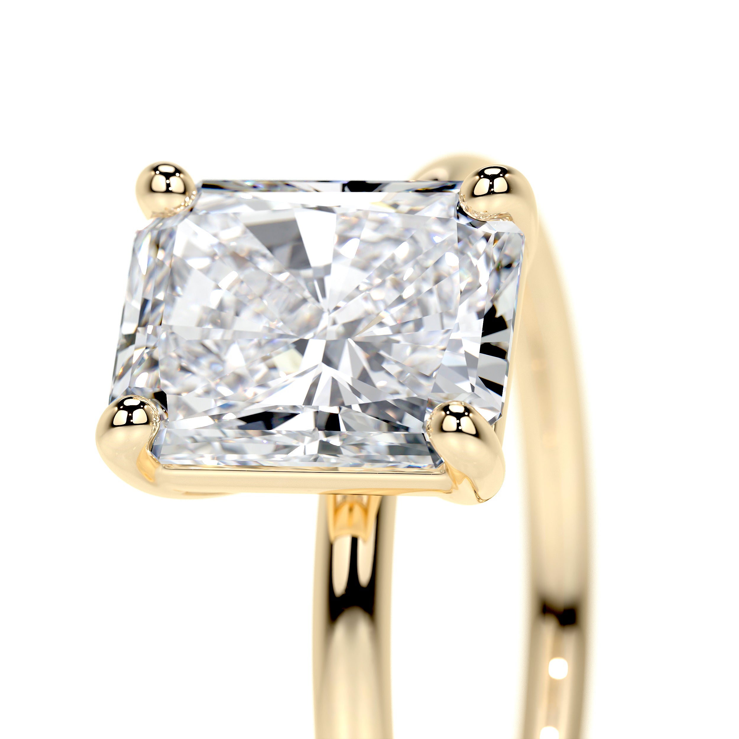 Harper Lab Grown Diamond Ring -18K Yellow Gold