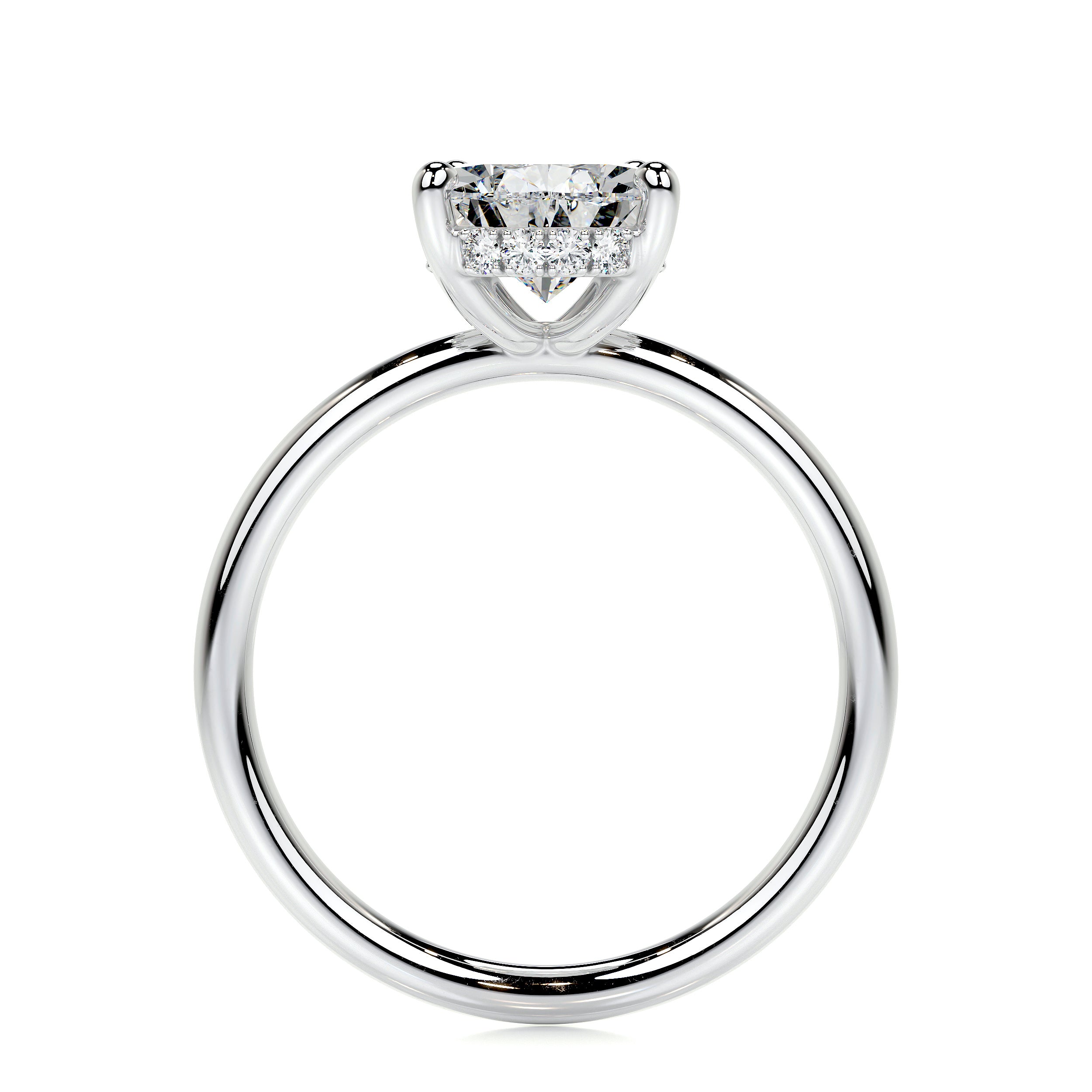 Willow Lab Grown Diamond Ring -14K White Gold