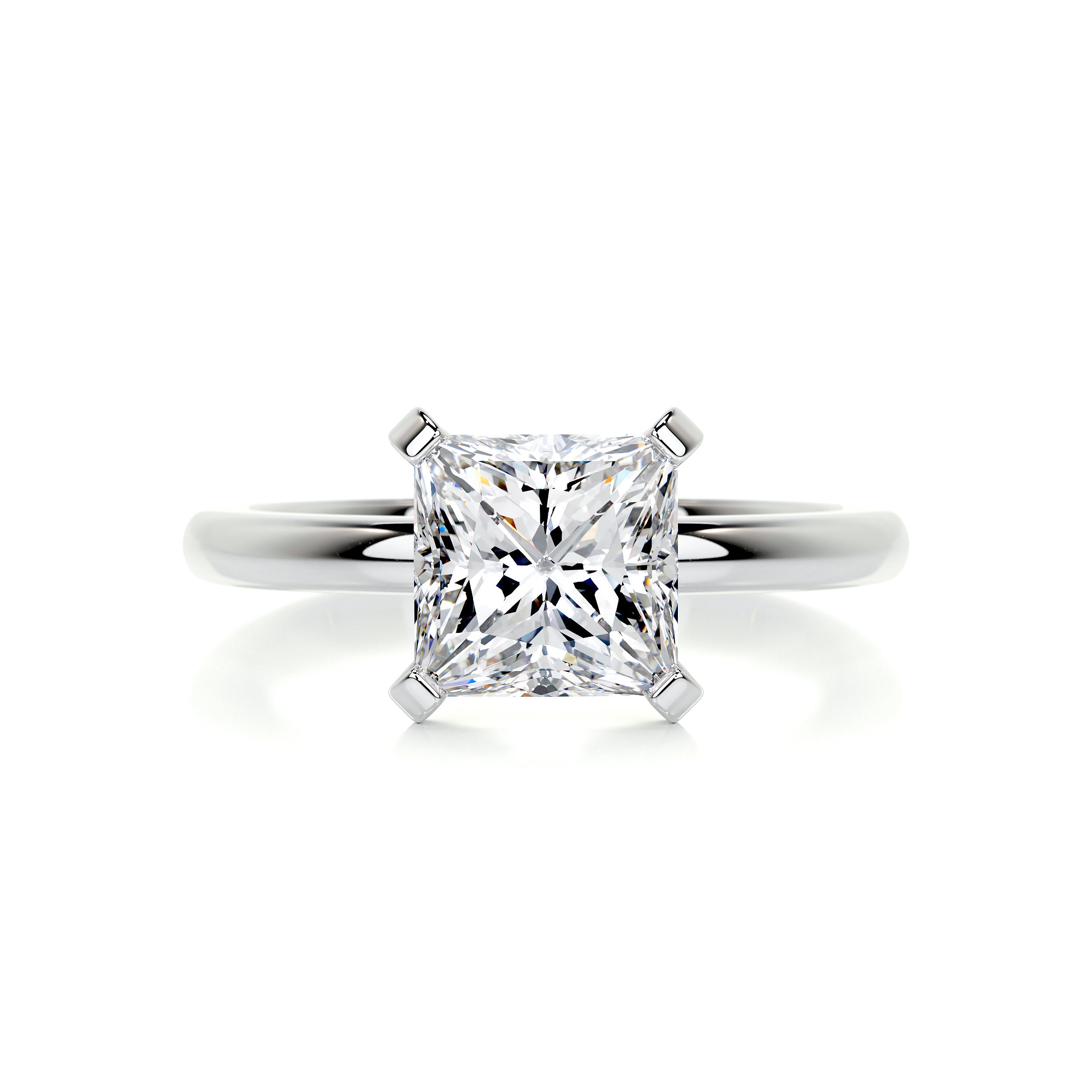 Isabelle Diamond Engagement Ring -14K White Gold