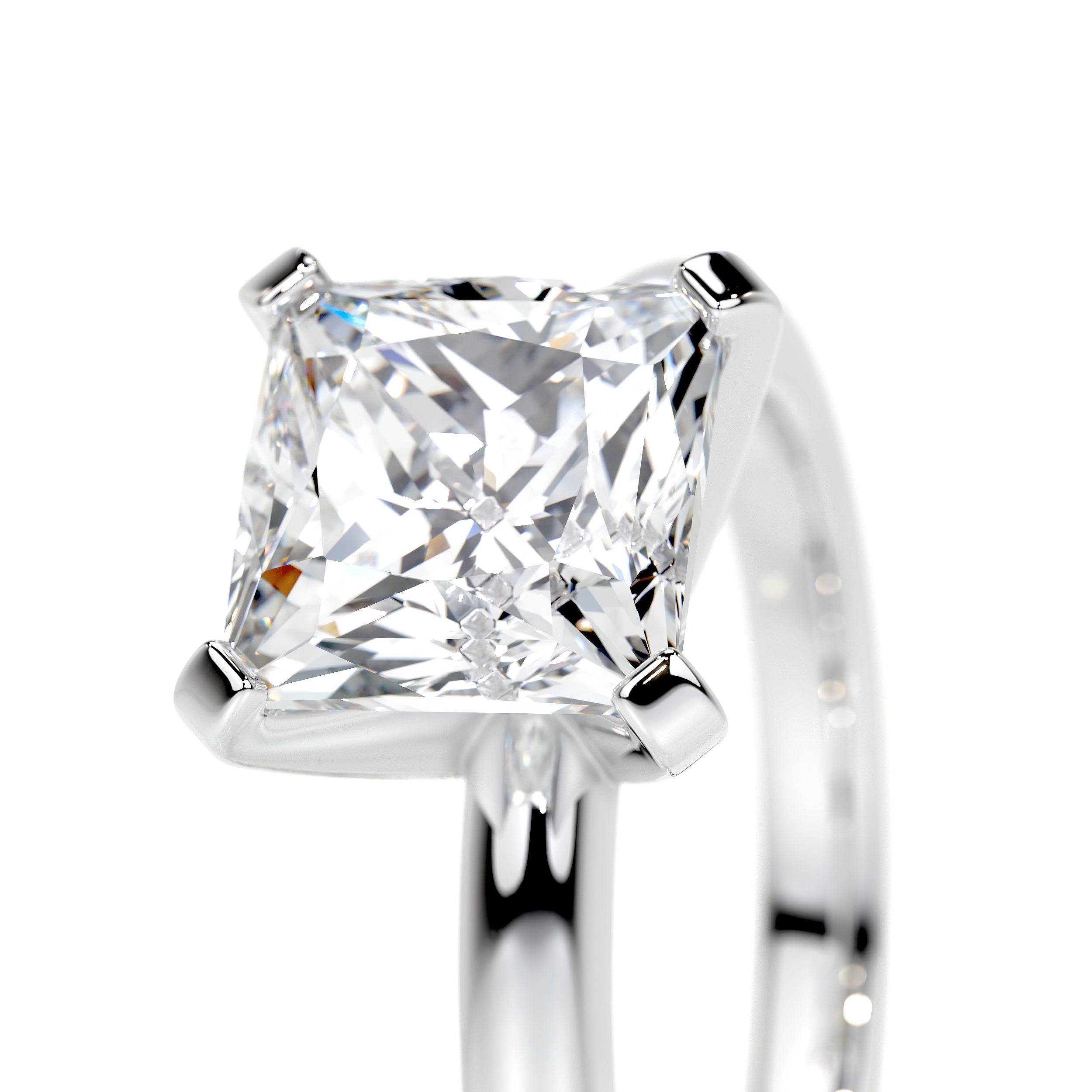 Isabelle Lab Grown Diamond Ring   (2 Carat) -14K White Gold