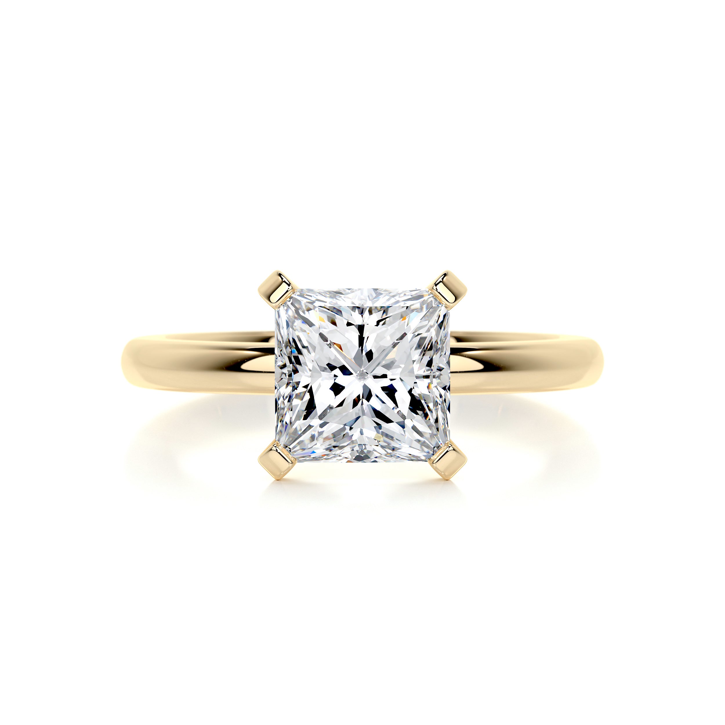 Isabelle Diamond Engagement Ring -18K Yellow Gold
