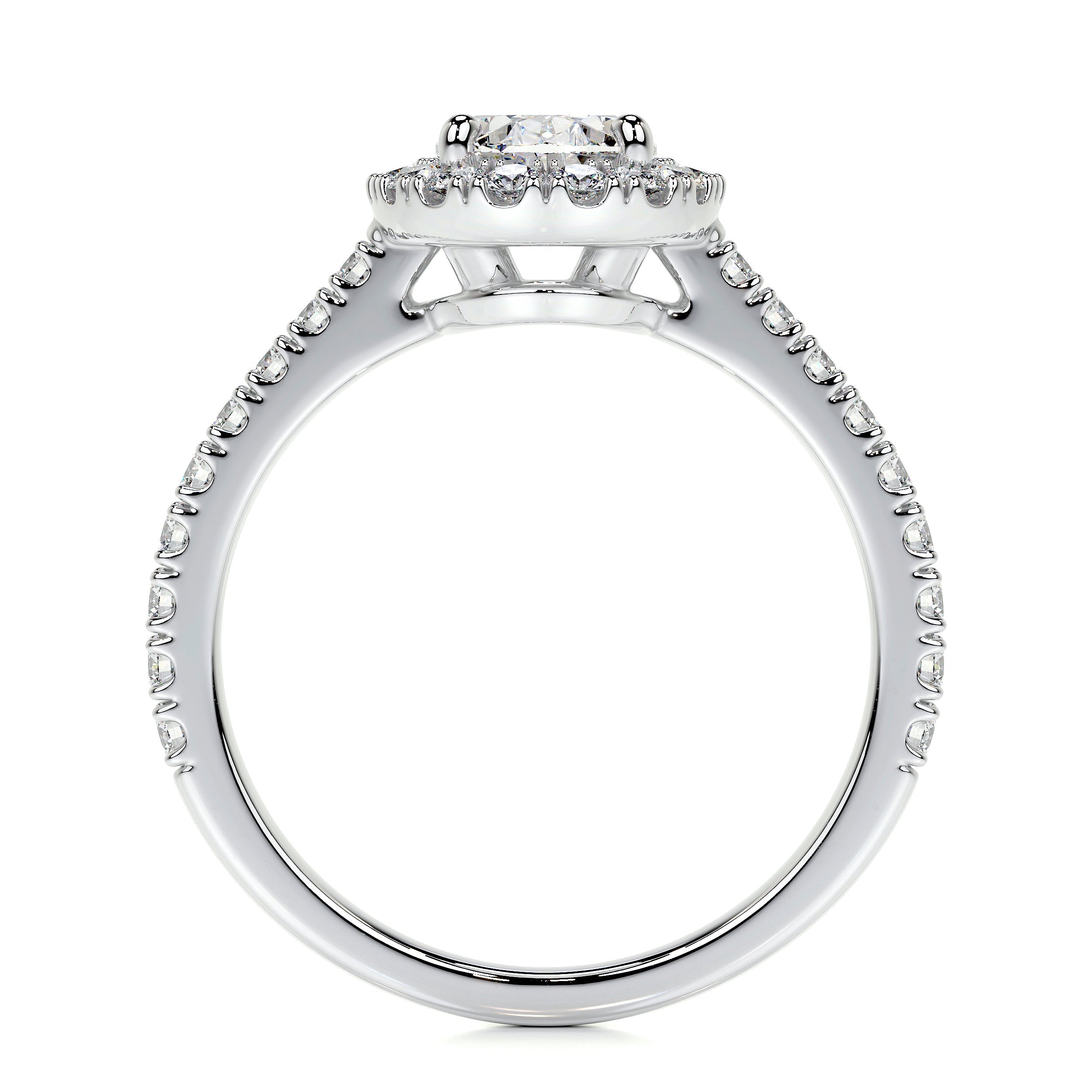 Maria Lab Grown Diamond Ring (2 Carat) -18K White Gold