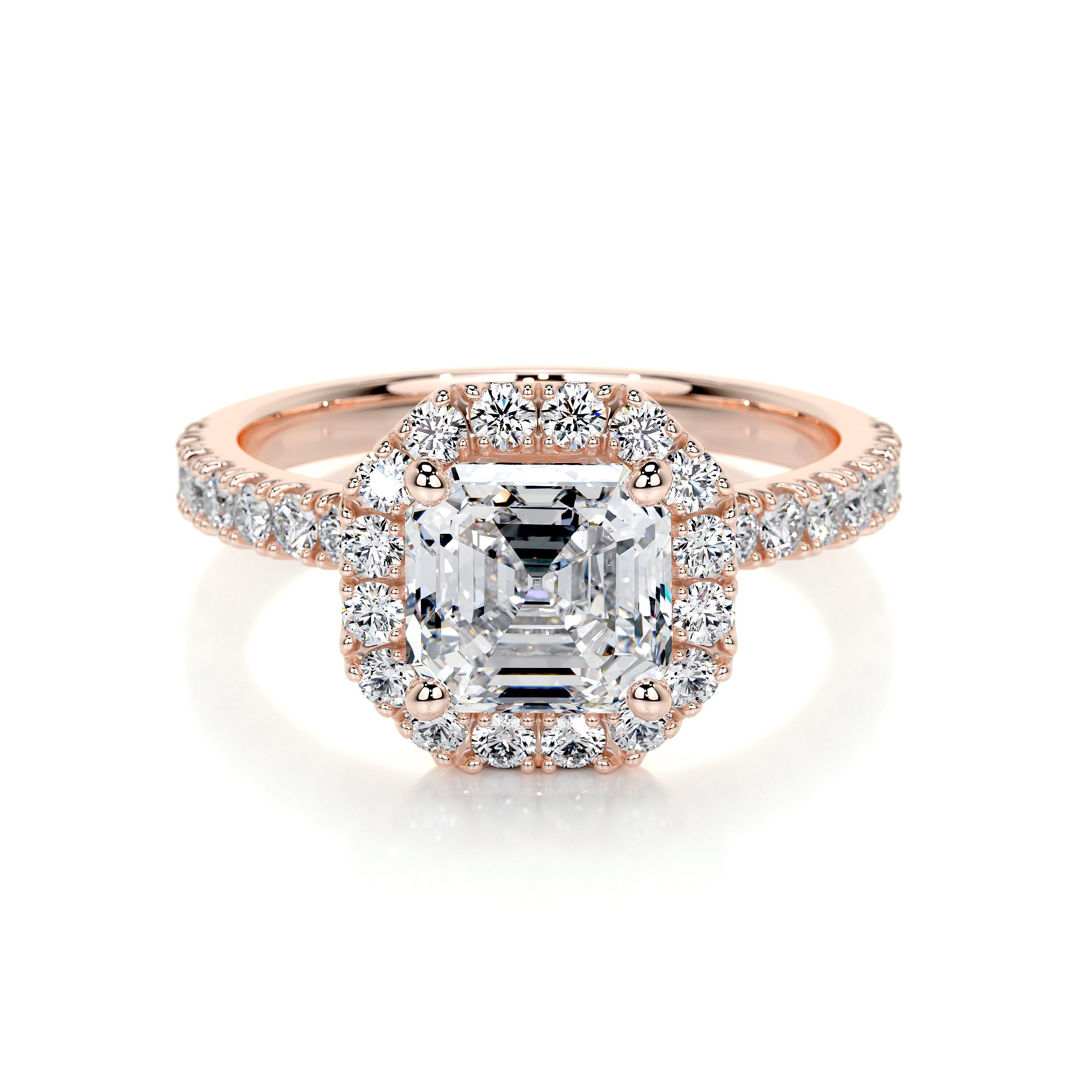 Brooklyn Lab Grown Diamond Ring (2 Carat) -14K Rose Gold
