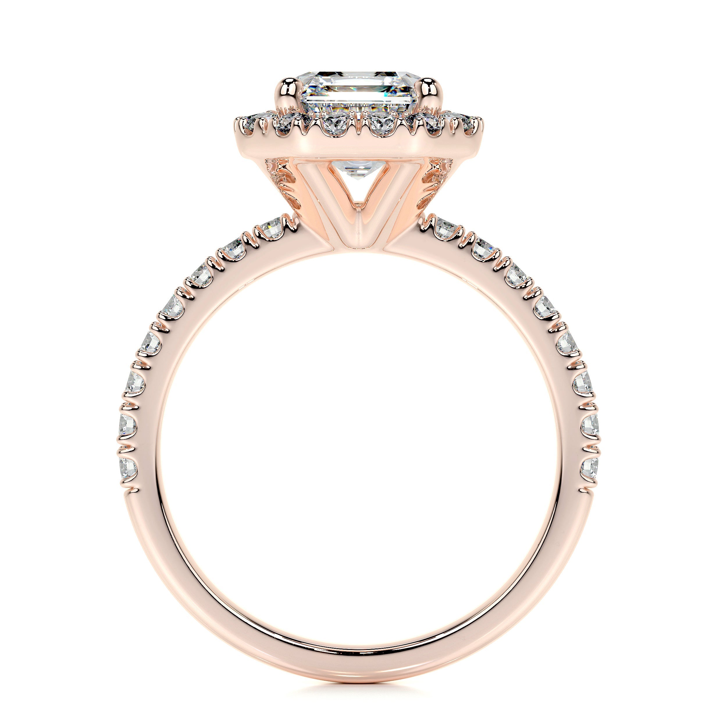 Brooklyn Lab Grown Diamond Ring (2 Carat) -14K Rose Gold