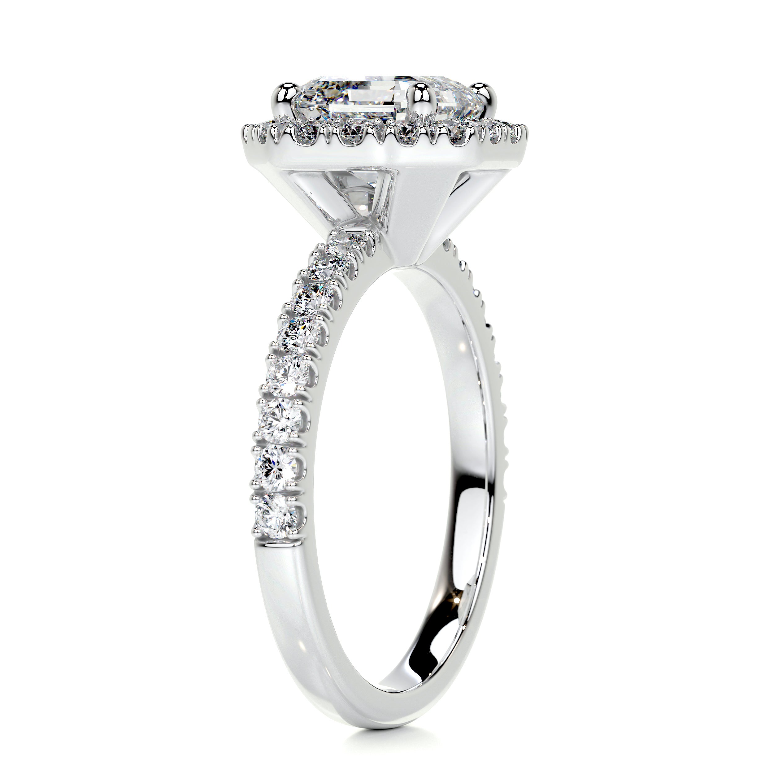 Brooklyn Diamond Engagement Ring -14K White Gold