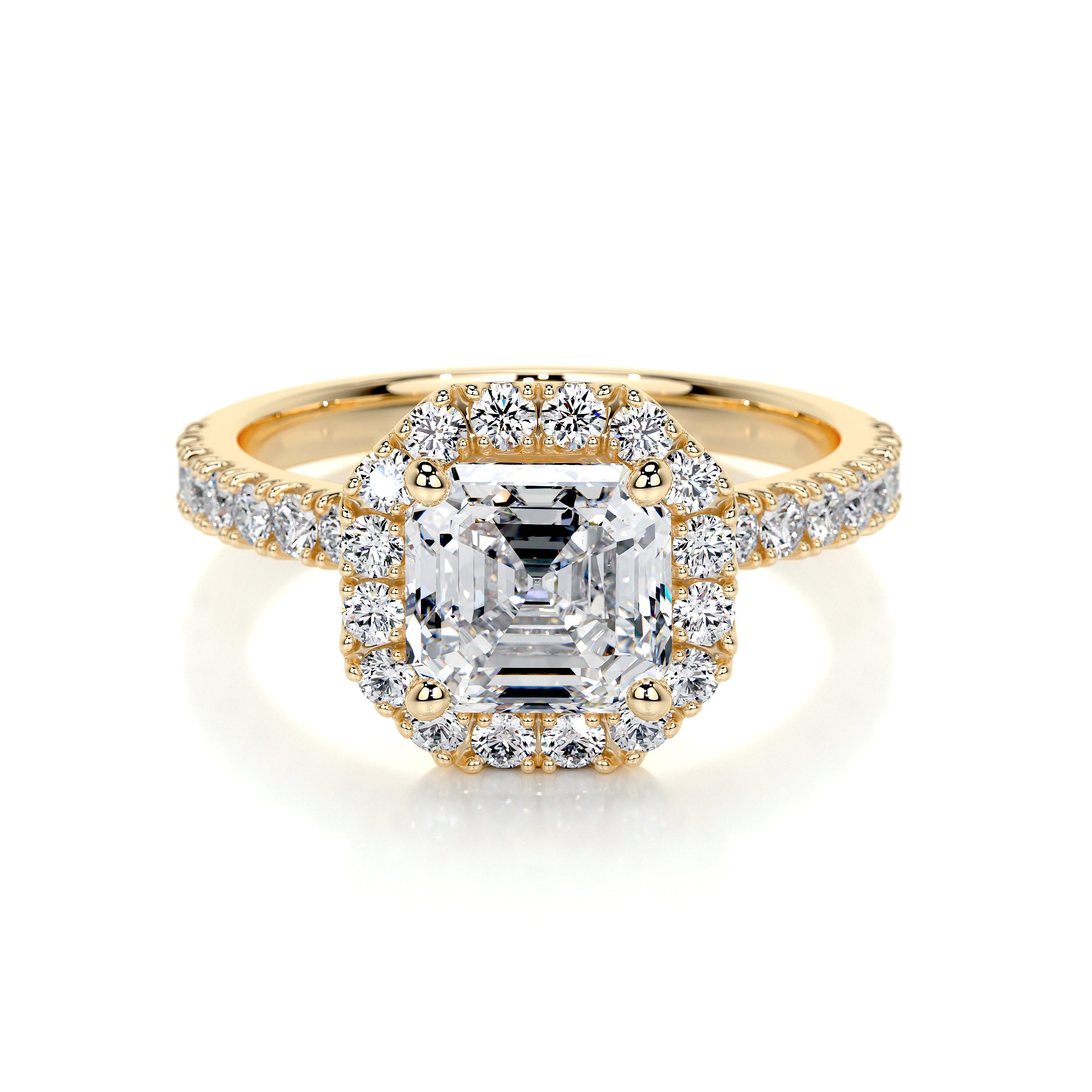 Brooklyn Lab Grown Diamond Ring (2 Carat) -18K Yellow Gold
