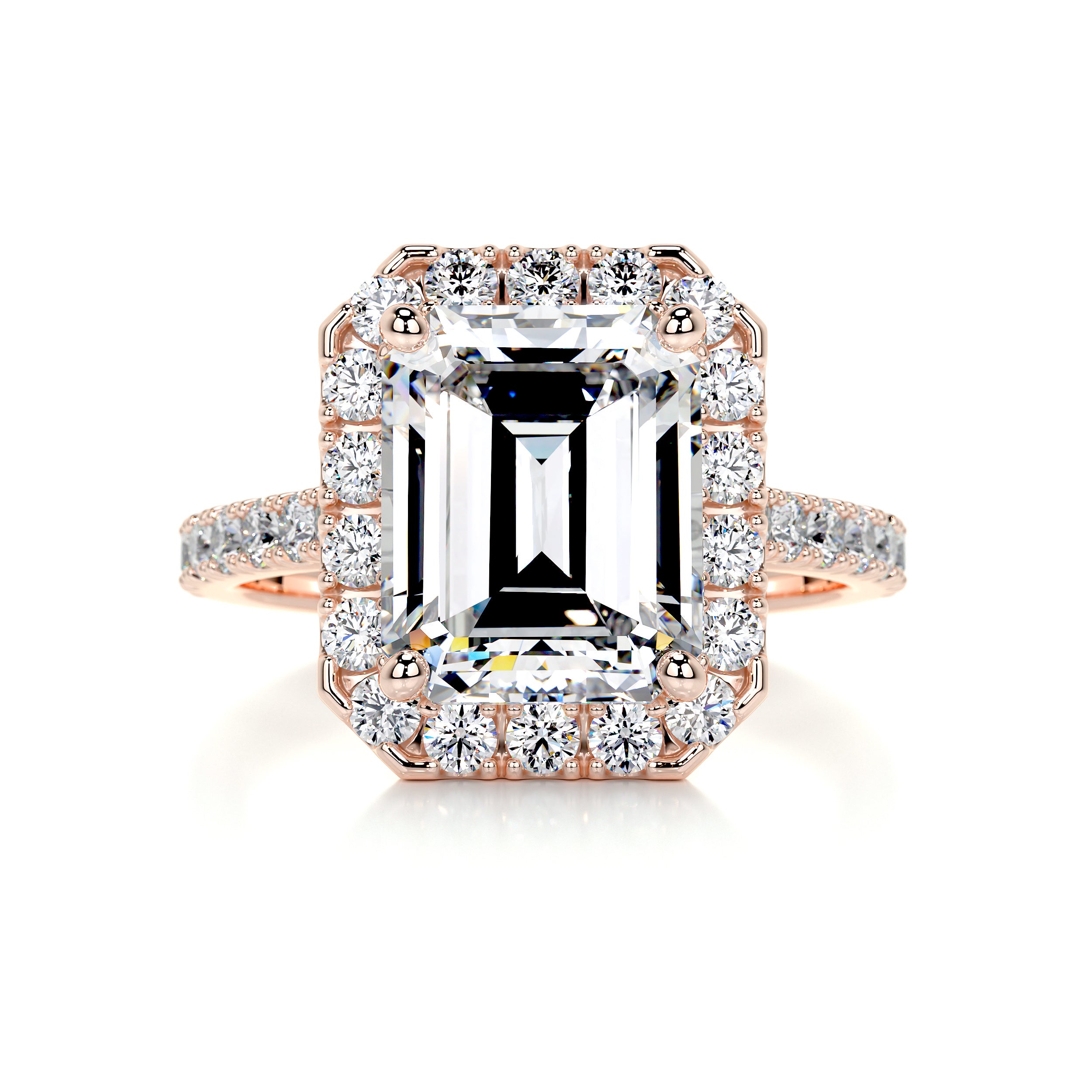 Zoey Diamond Engagement Ring -14K Rose Gold